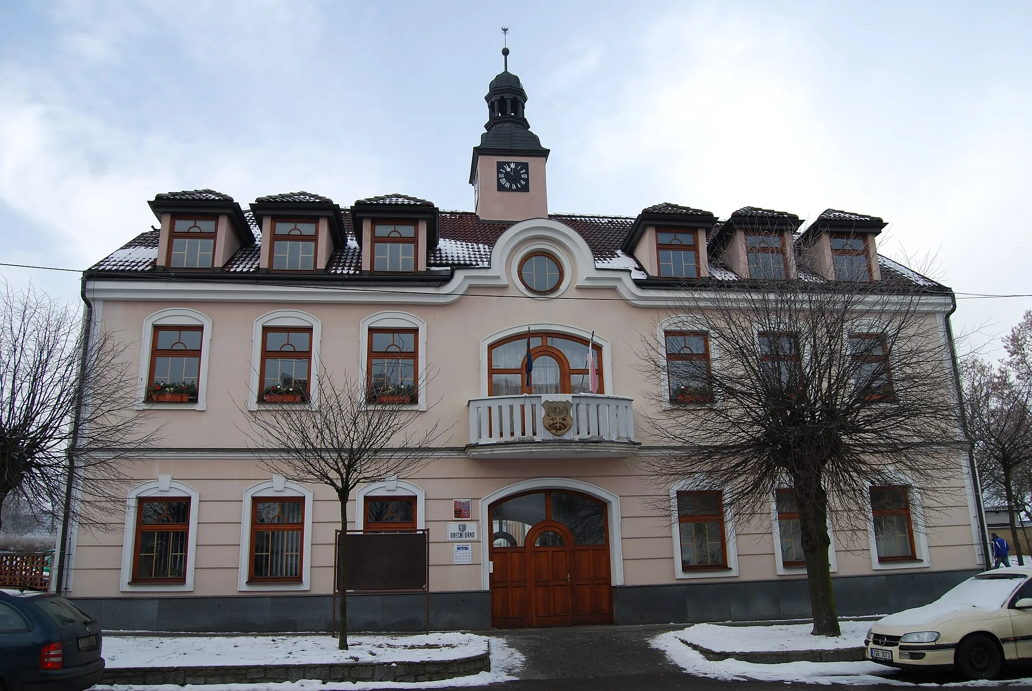 Photo showing: Milín, Czech Republic. Municipal office