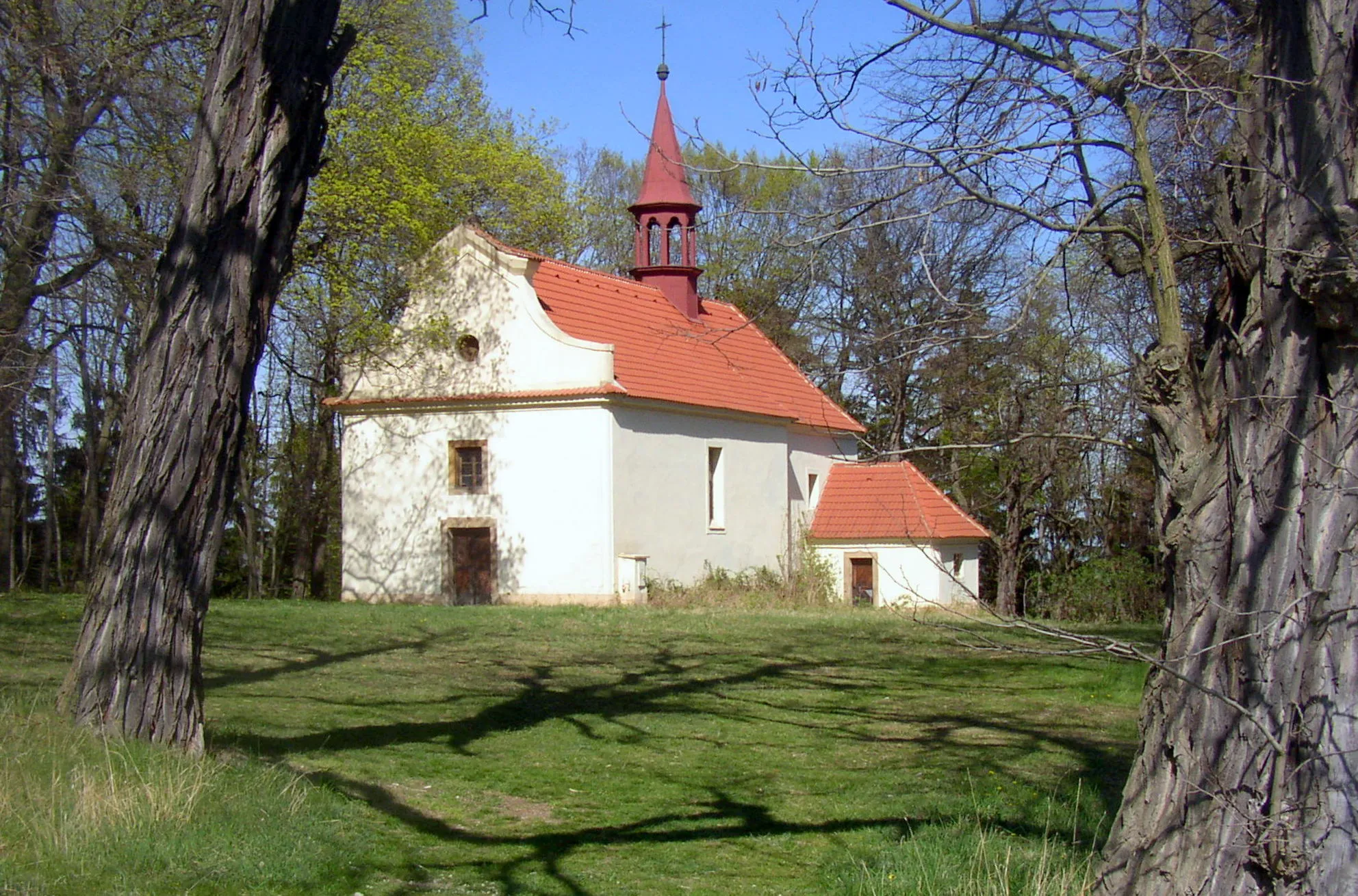Photo showing: Pilgrimage church of Holy Trinity near Srbeč, Rakovník District, Czech Republic.