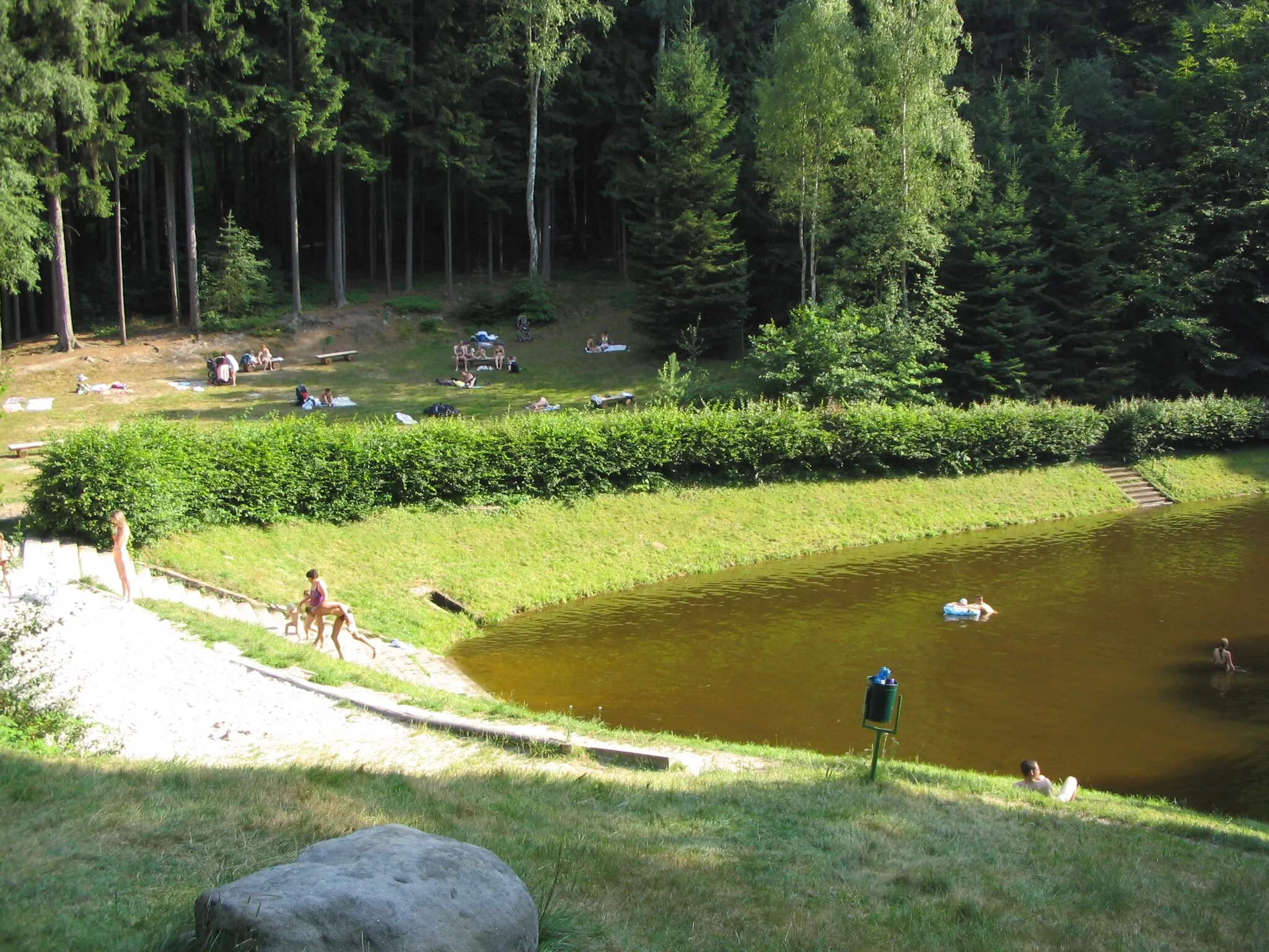 Photo showing: Koupaliště Pelíšek v Prachovských skalách