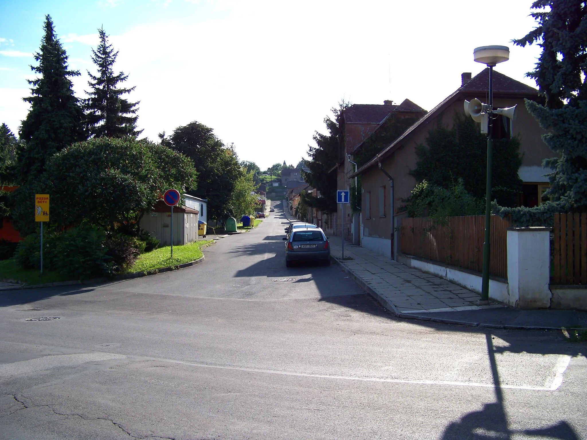 Photo showing: Zdice, Beroun District, Central Bohemian Region, the Czech Republic. 5. května street.