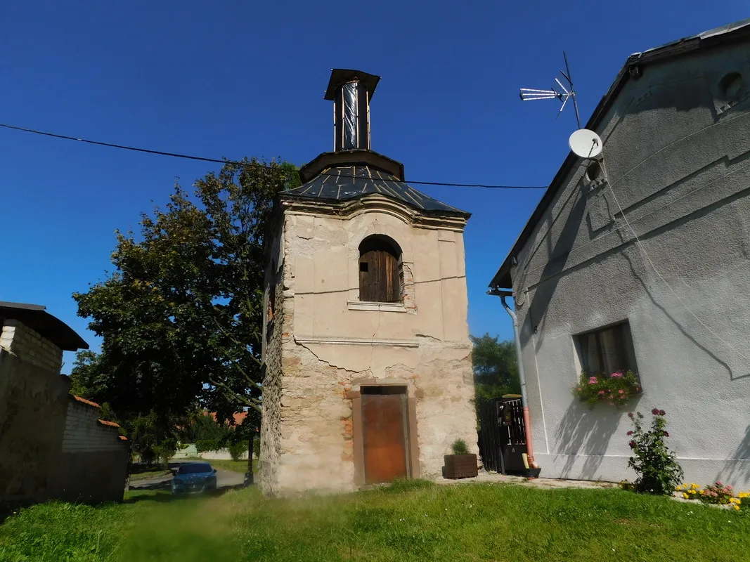 Photo showing: Bell tower in Štolmíř, Český Brod in Kolín District – entry no. 40798.