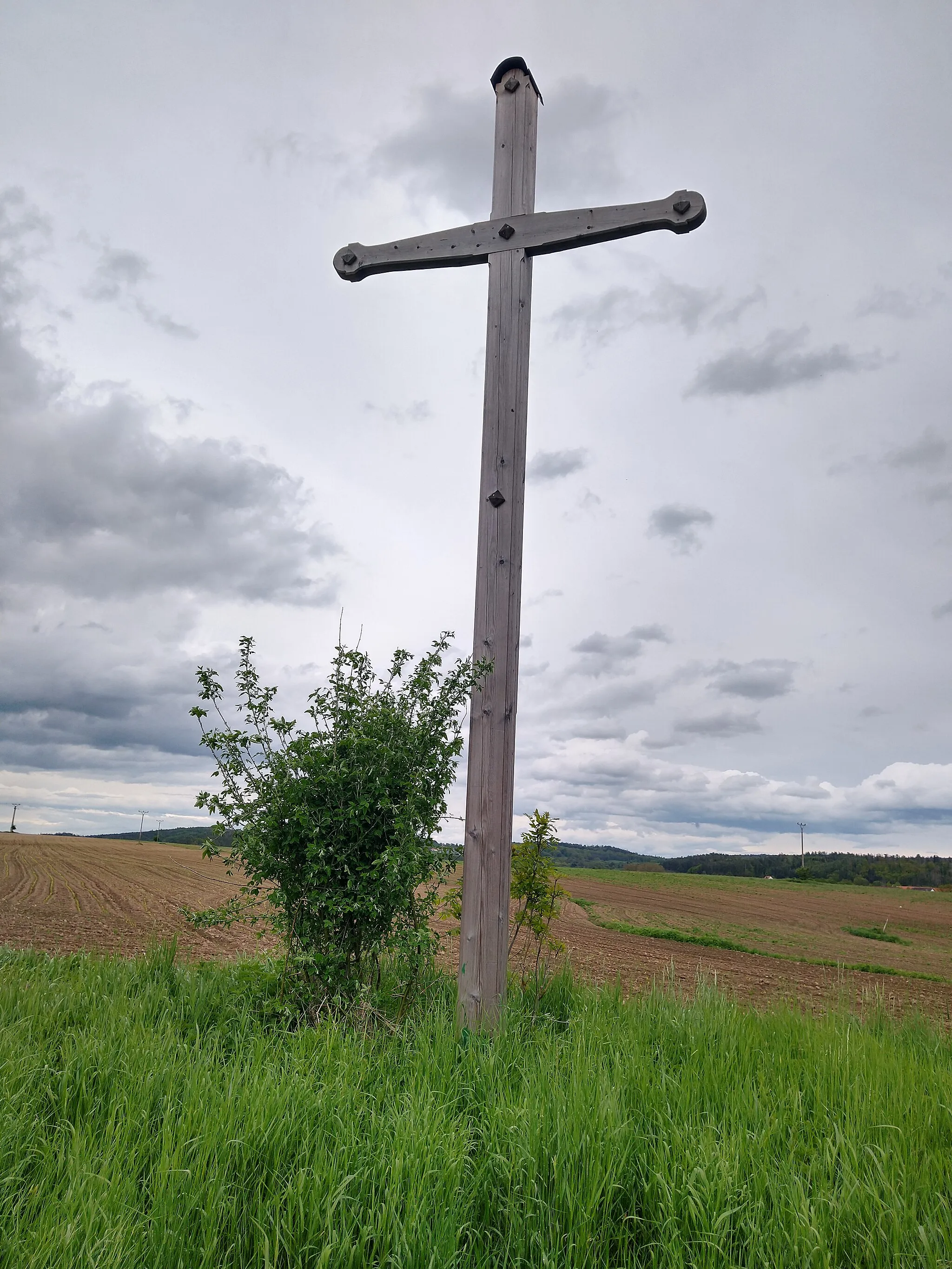 Photo showing: Kříž u cesty