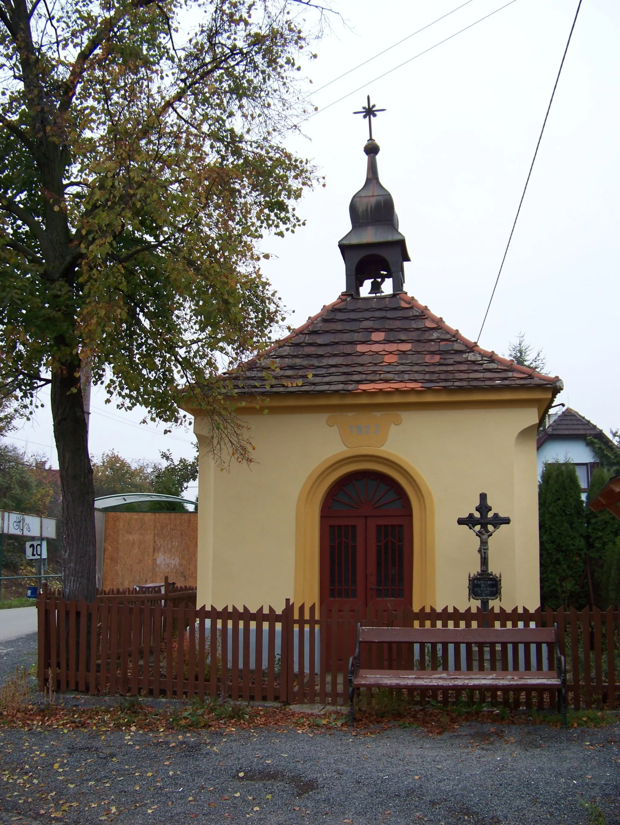 Photo showing: Mníšek pod Brdy-Rymaně, Prague-West District, Central Bohemian Region, the Czech Republic. Virgin Mary of Svatá Hora chapel.
