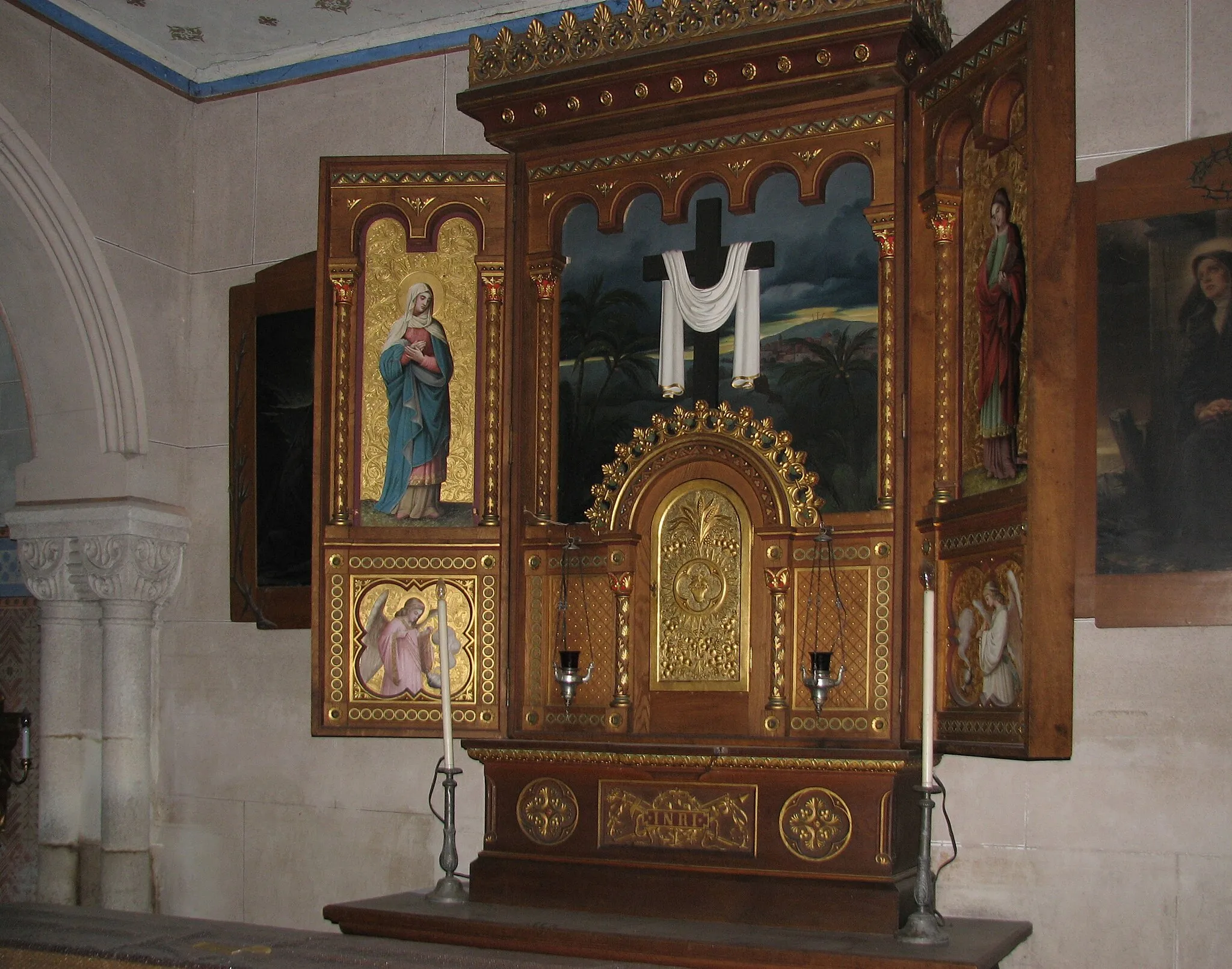 Photo showing: Church of Saint Wenceslaus in Nová Ves near by Kolín