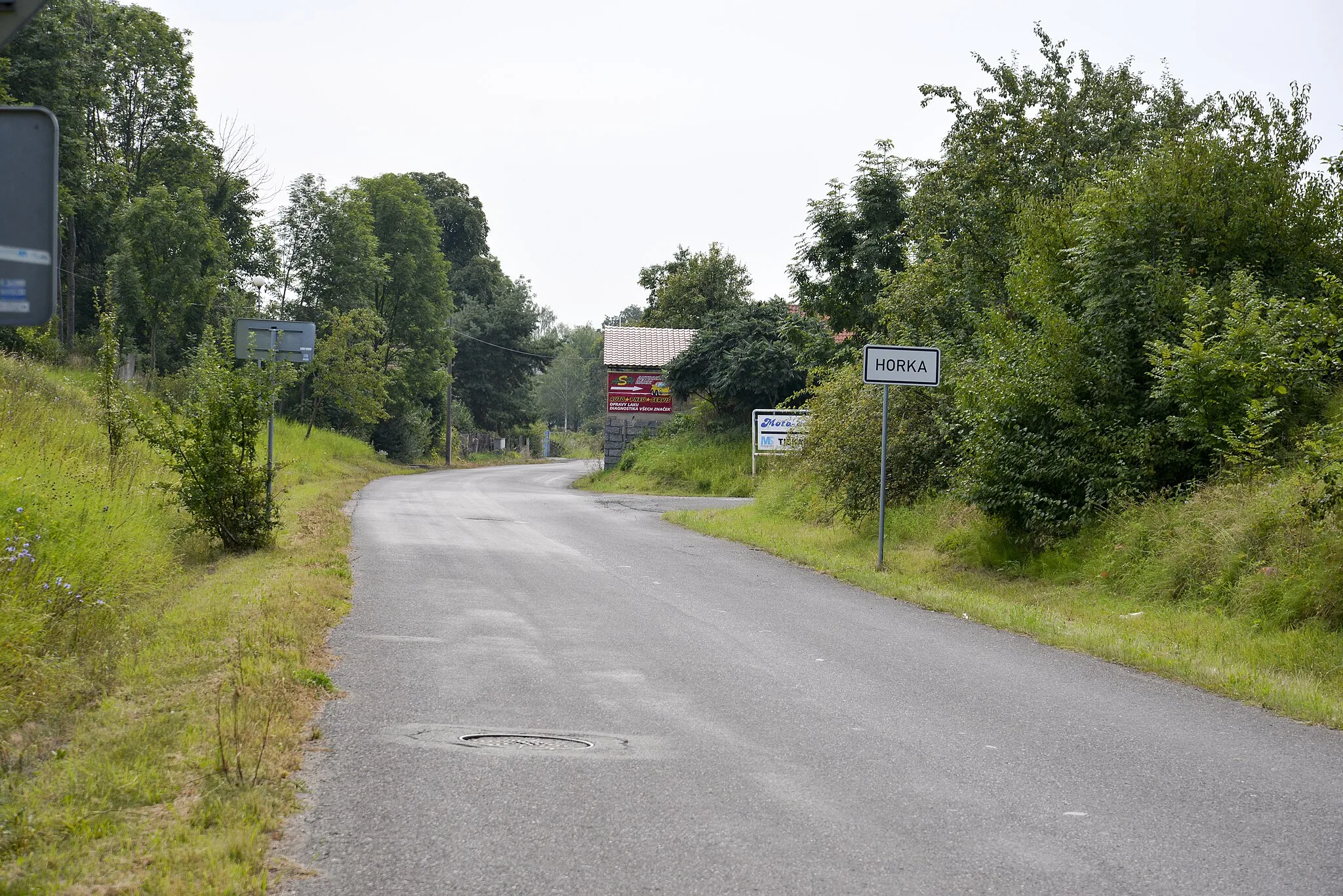 Photo showing: Horka - small village in Mladá Boleslav District, part of the city Bakov nad Jizerou, entry to the village
