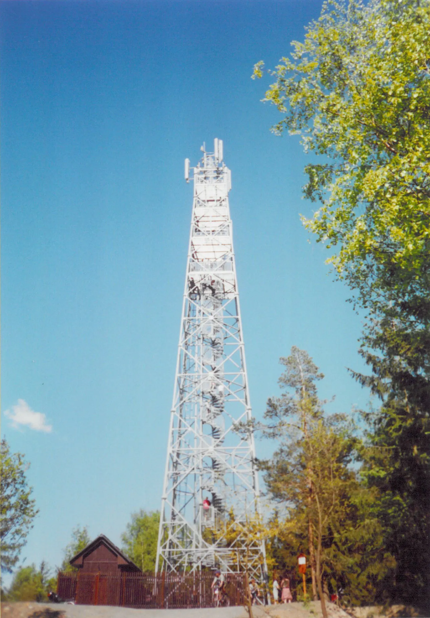 Photo showing: Observation tower "Na skále" (=on the rock) by Železný Újezd Plzeň-South District, Czech Republic