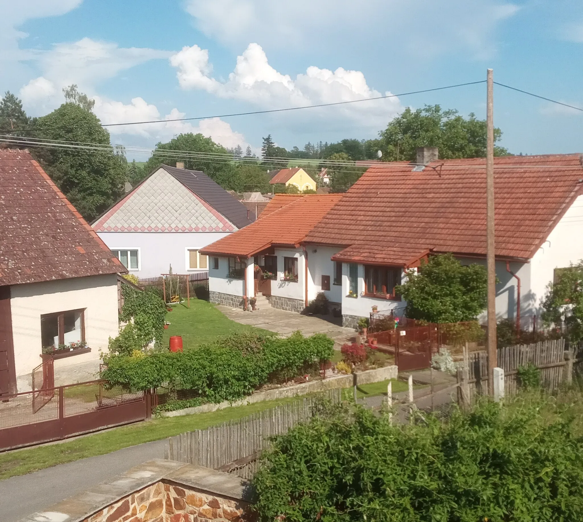 Photo showing: This is photography of small czech village Uzeničky.