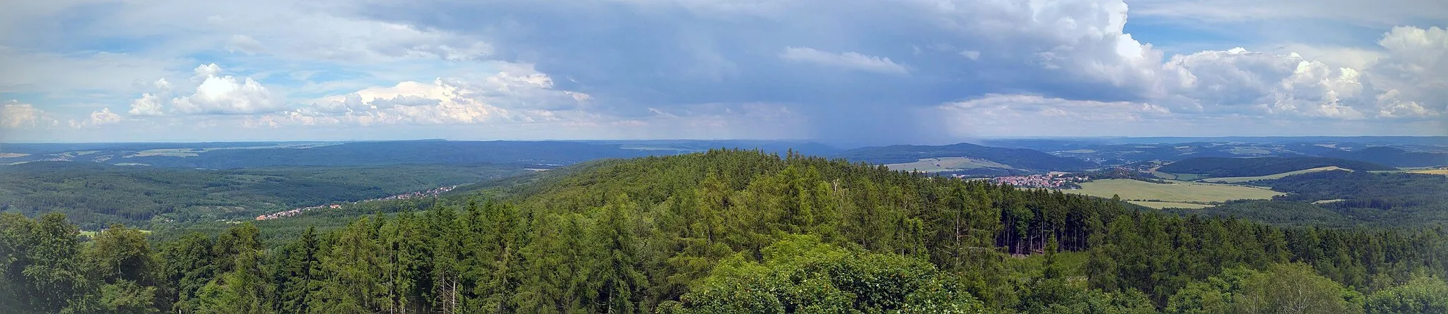 Photo showing: Krušná hora - panorama z rozhledny