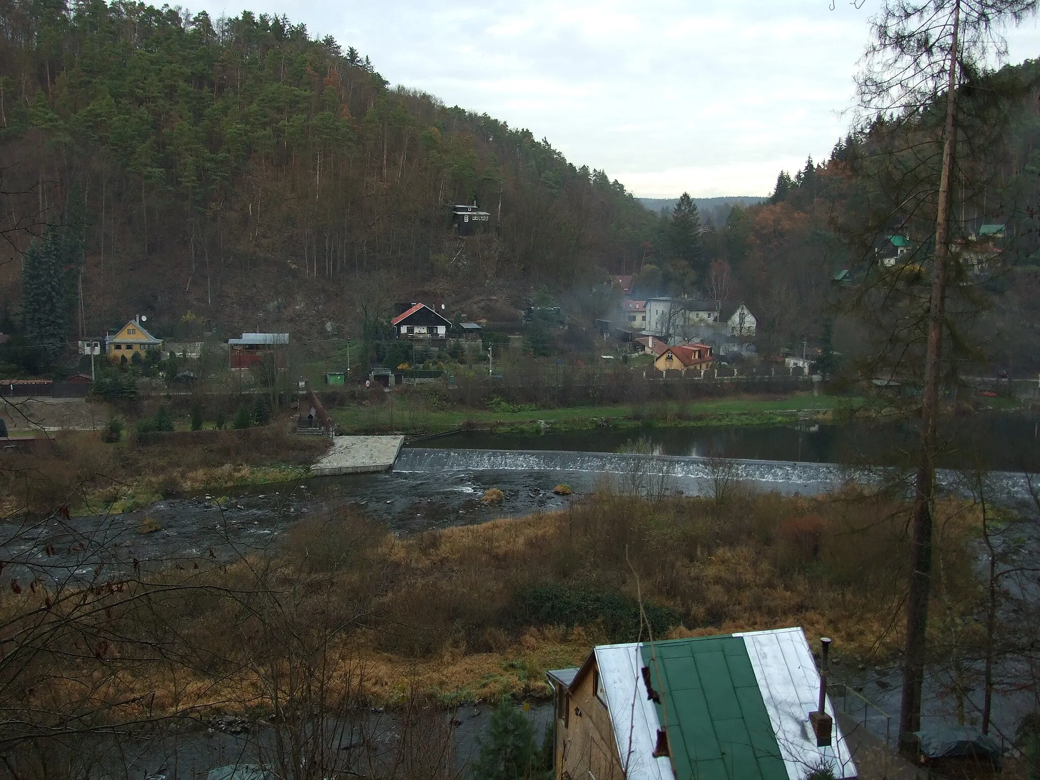 Photo showing: Žampach on Sázava River, Central Bohemian Region, CZ