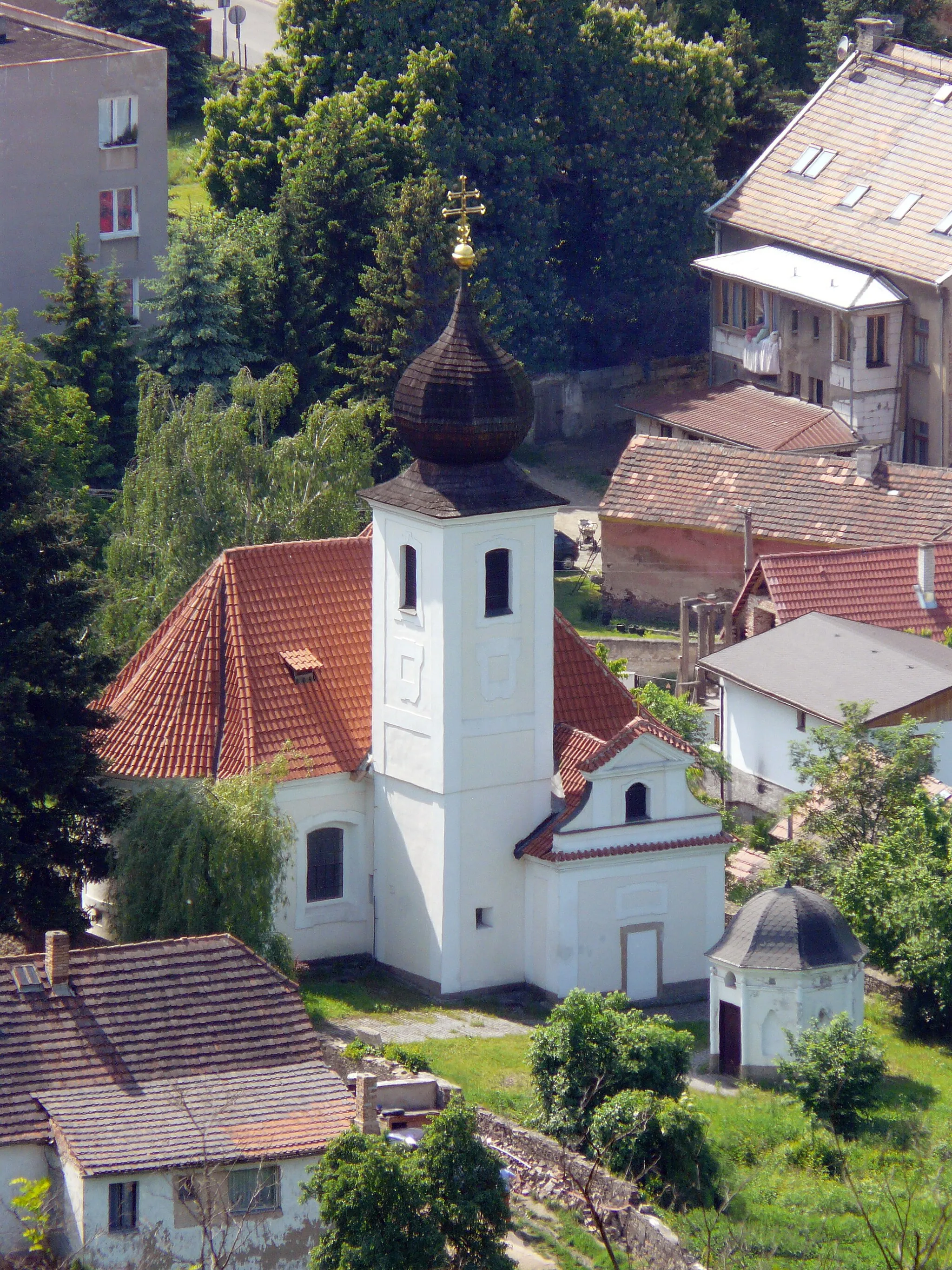 Photo showing: Kostel Sv. Jiří ve Vraném n/Vlt.