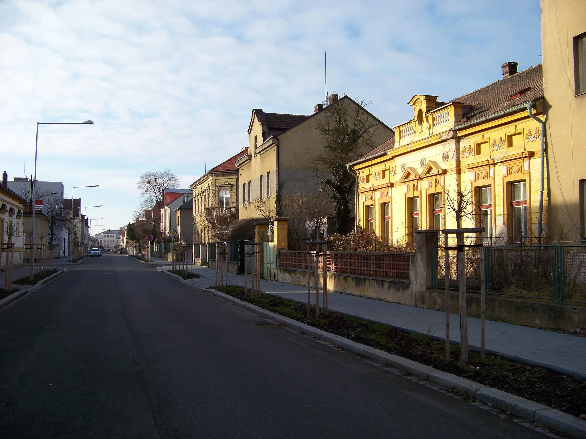 Photo showing: Nymburk, Nymburk District, Central Bohemian Region, the Czech Republic. Komenského street.