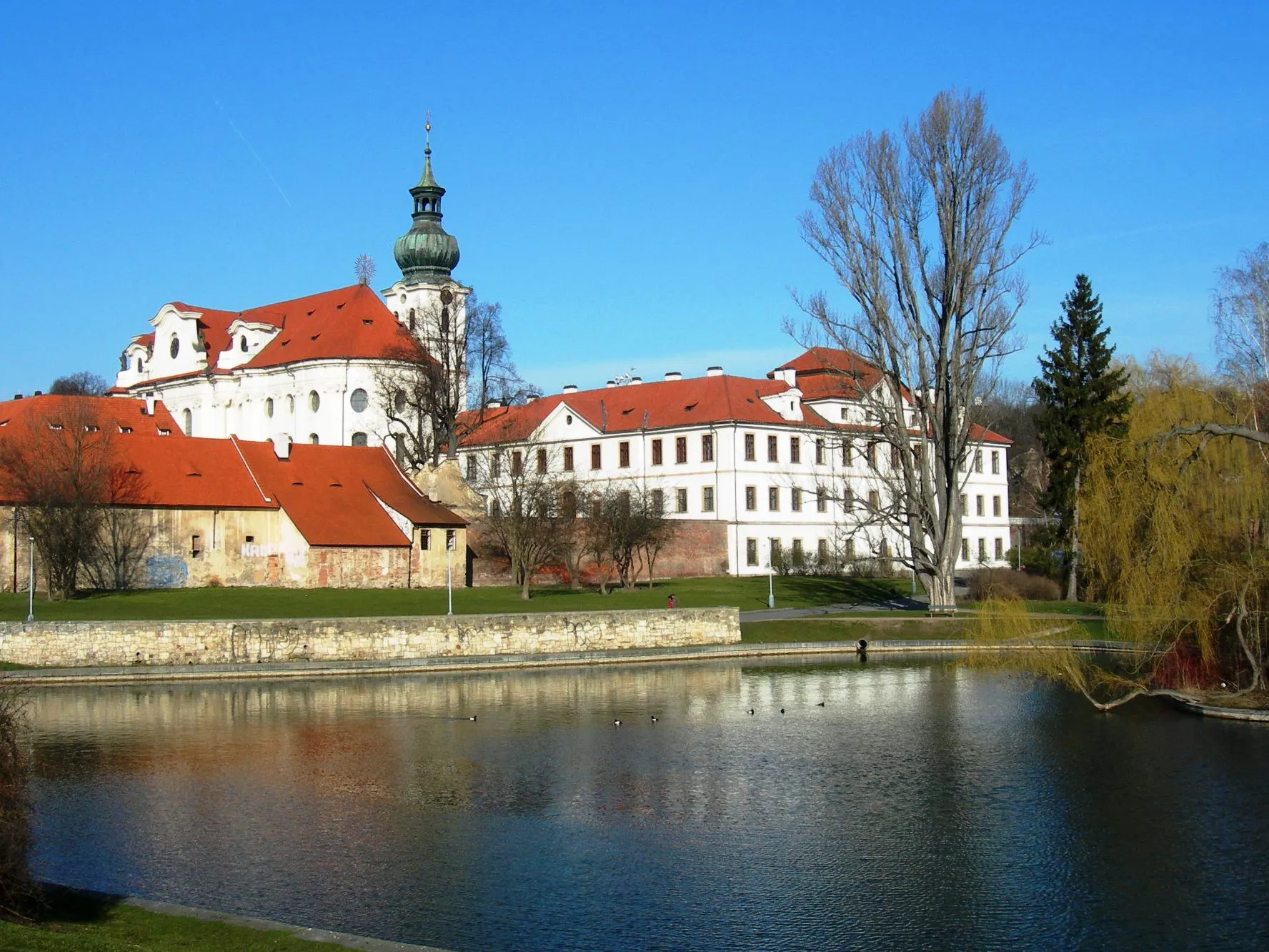 Photo showing: Praha Břevnov, Monastery St. Marketa from SE