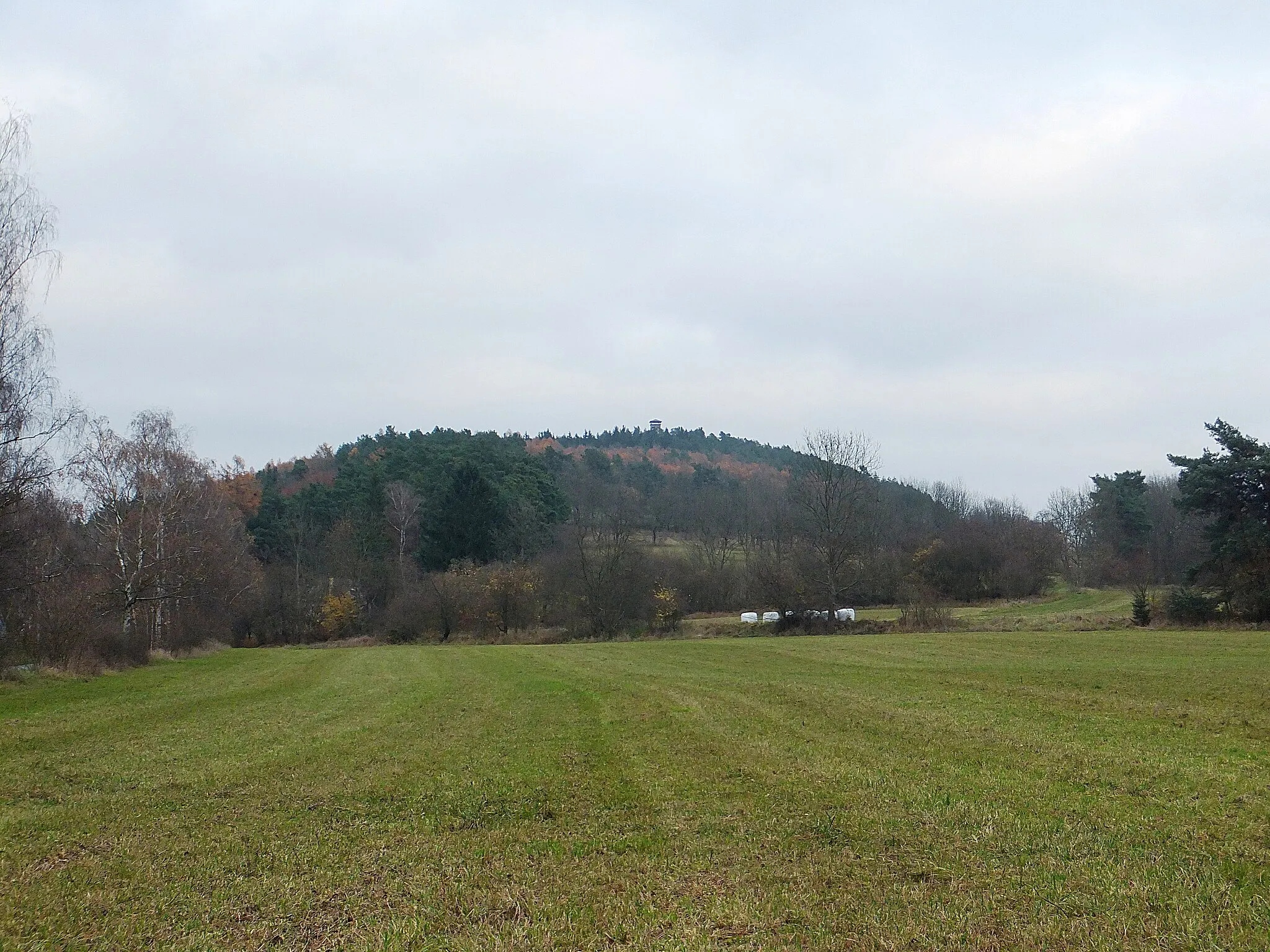 Photo showing: Besedná hill with the new Drtina's lookout tower