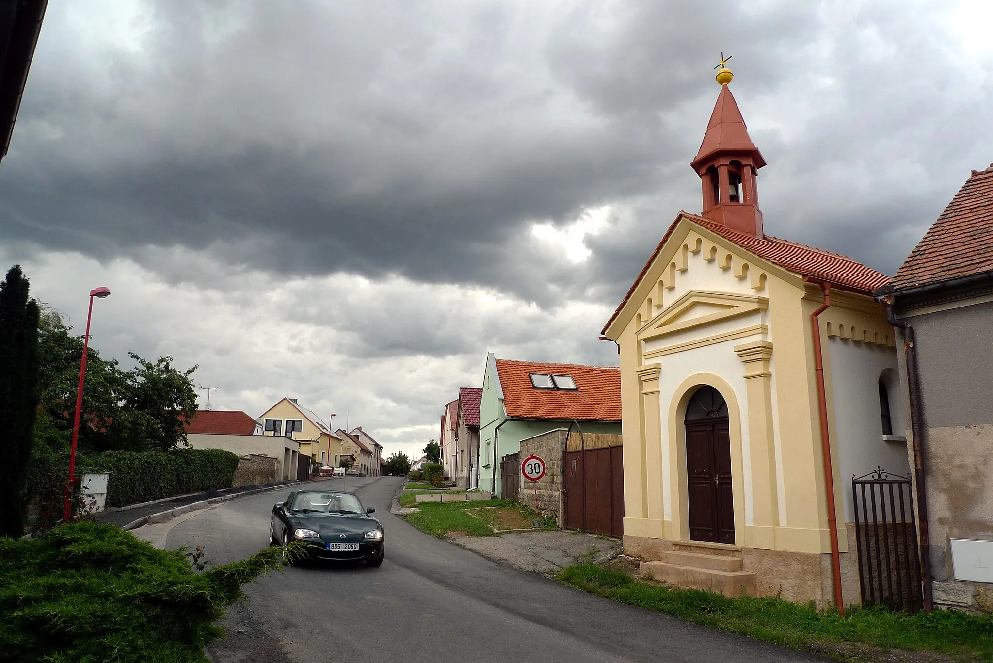 Photo showing: Místní část městysu Červené Pečky - Bojiště v okresu Kolín v České republice