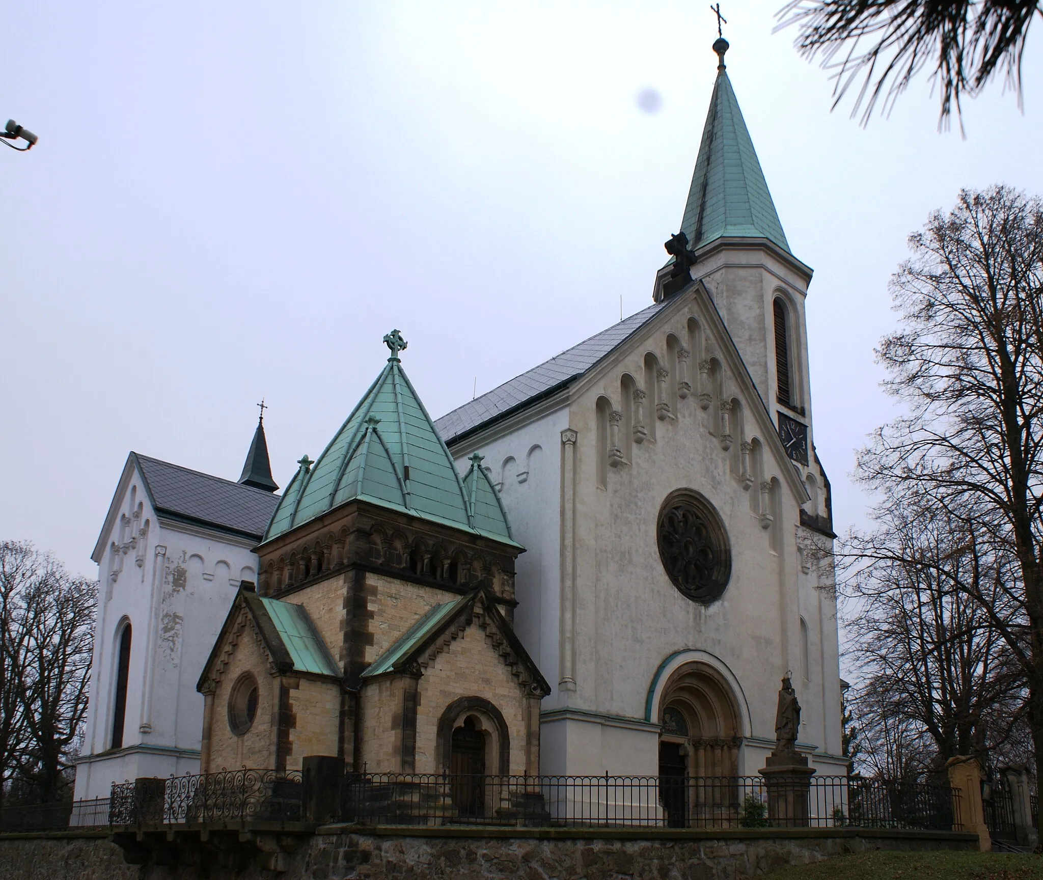 Photo showing: Church of St Remigius in Čakovice, Prague.