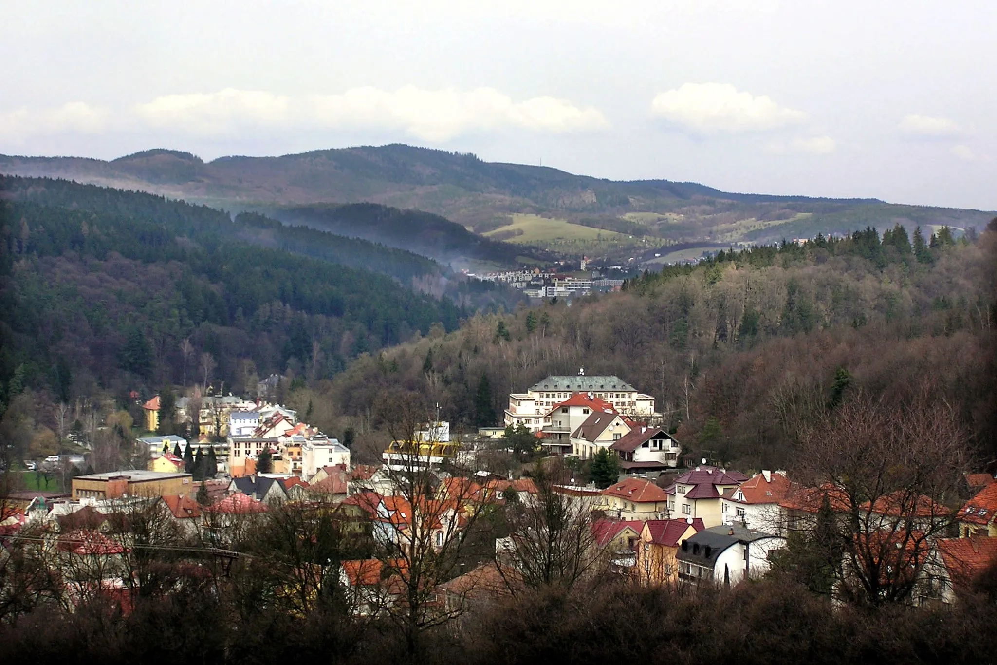 Photo showing: Luhačovice - celkový pohled