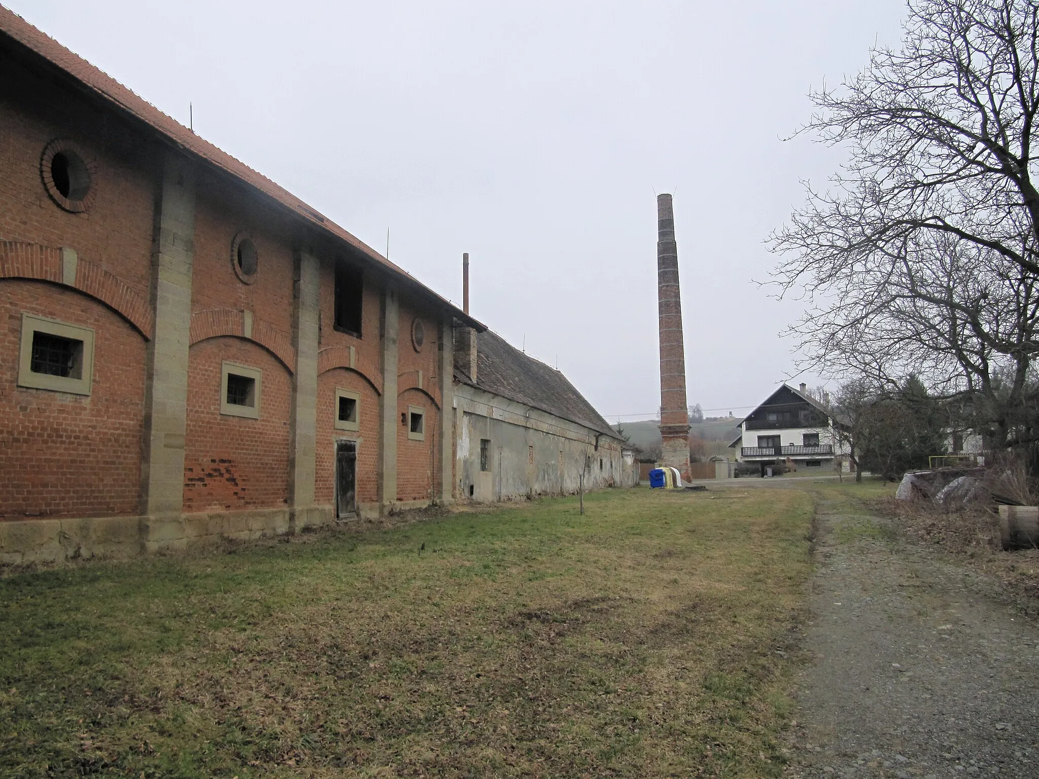 Photo showing: Zástřizly in Kroměříž District, Czech Republic. Former distillery.