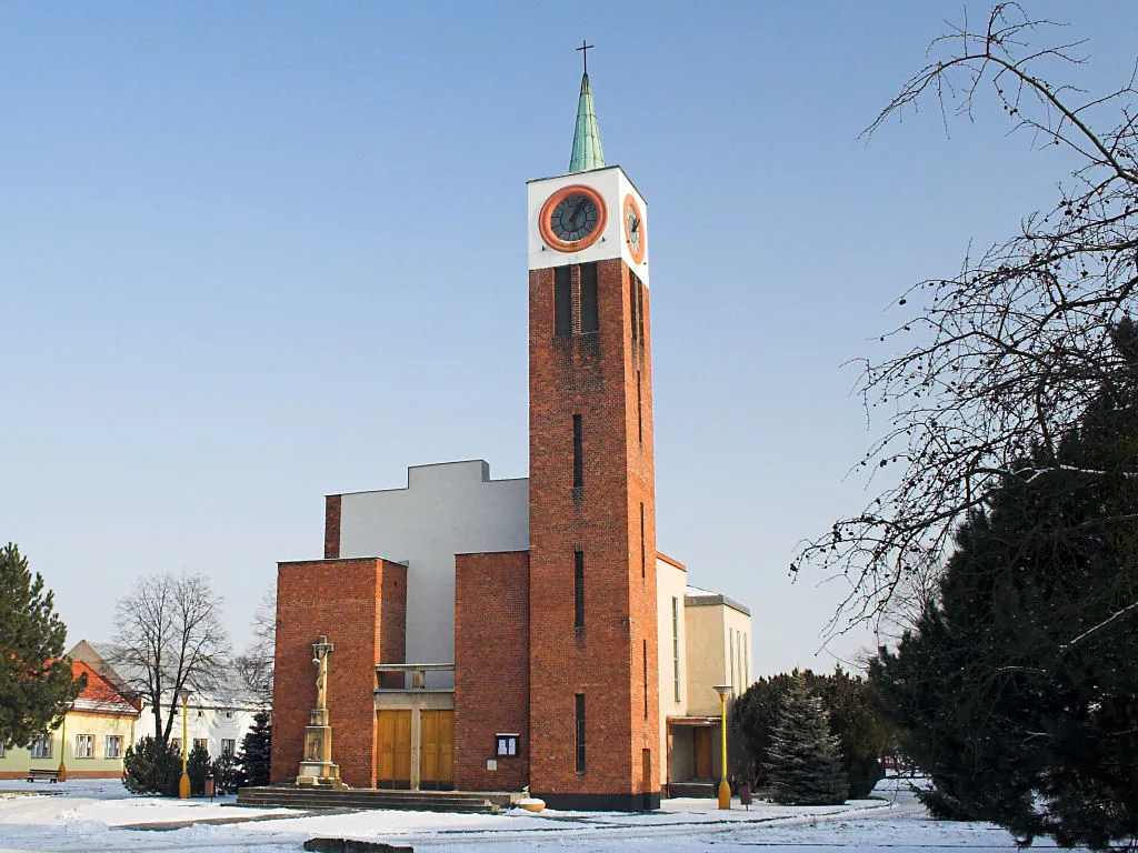 Photo showing: St Anthony of Padua church in Míškovice, Kroměříž District, Czech Republic