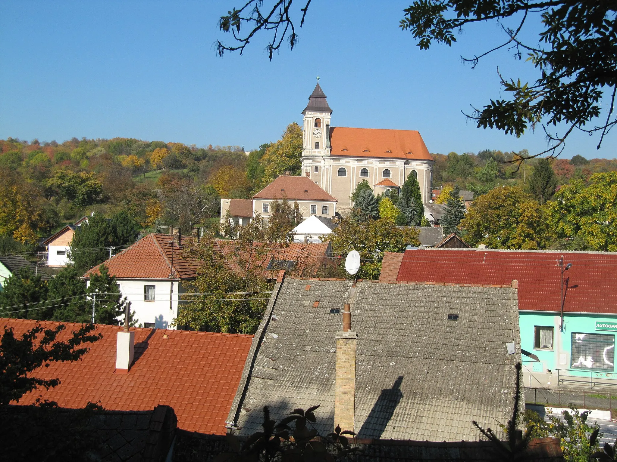 Photo showing: Litenčice in Kroměříž District, Czech Republic. General view.