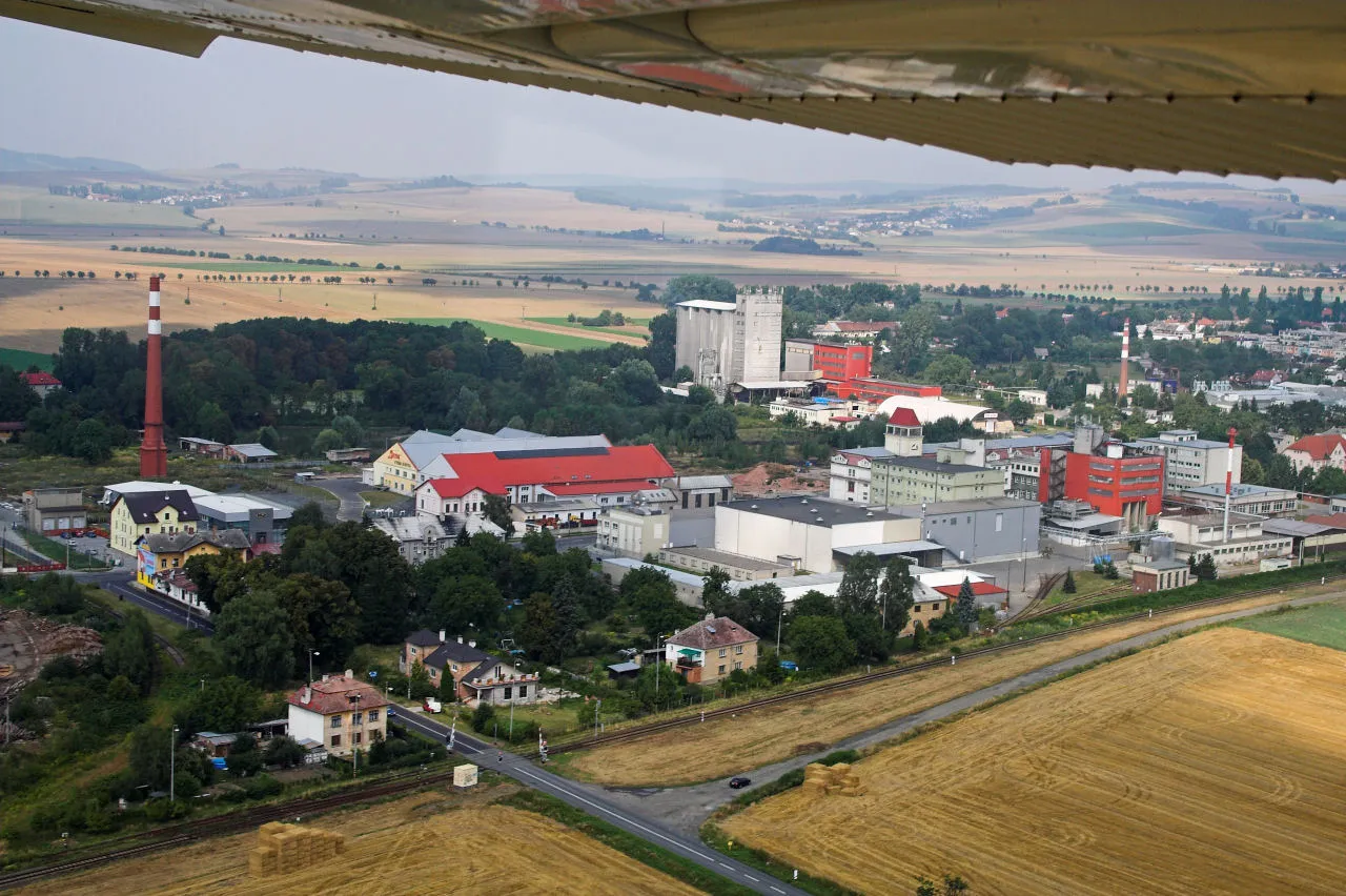 Photo showing: Areál továrny Nestlé (Sfinx)