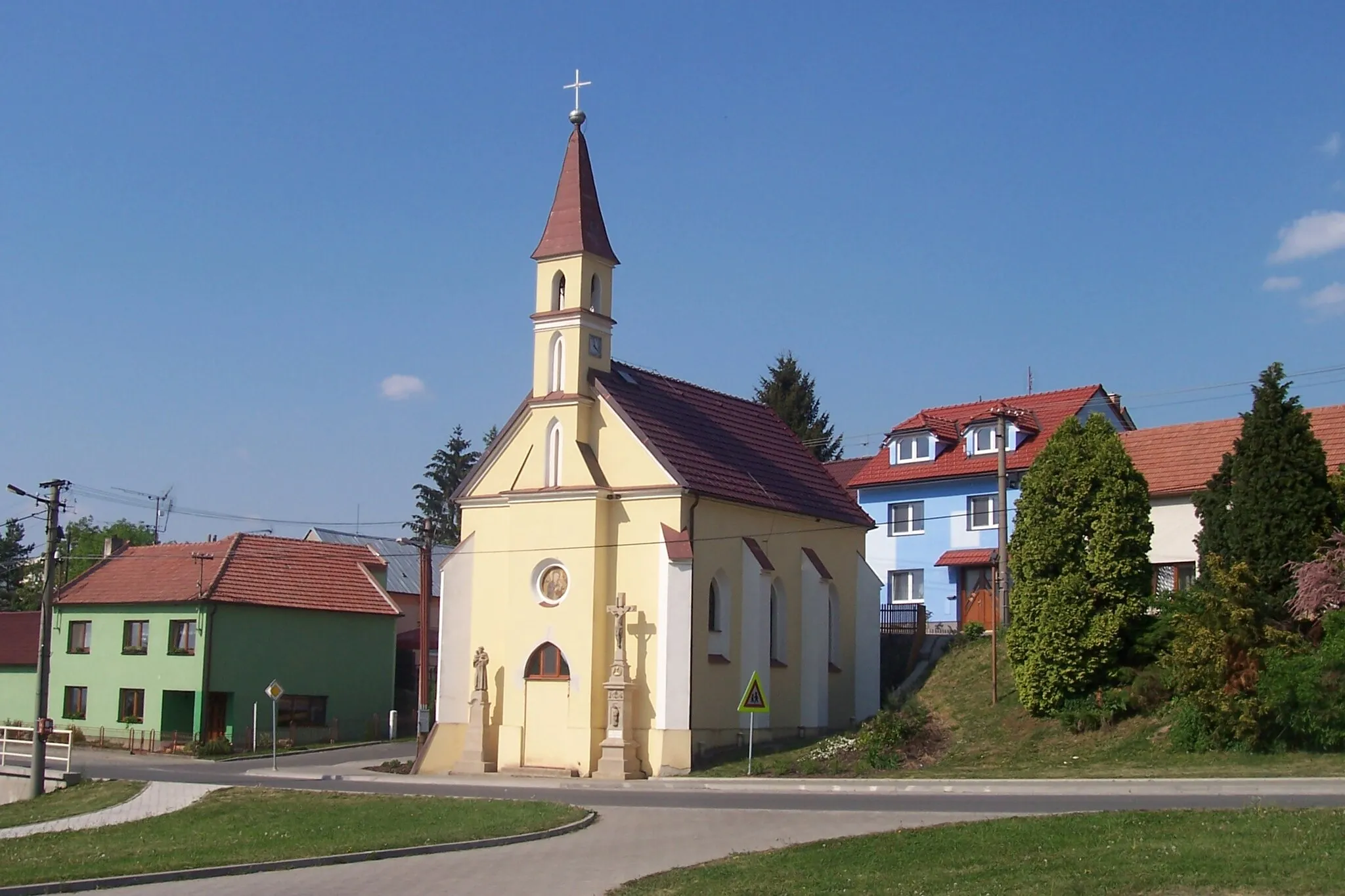 Photo showing: Mistřice in Uherské Hradiště District, Czech Republic. Chapel.