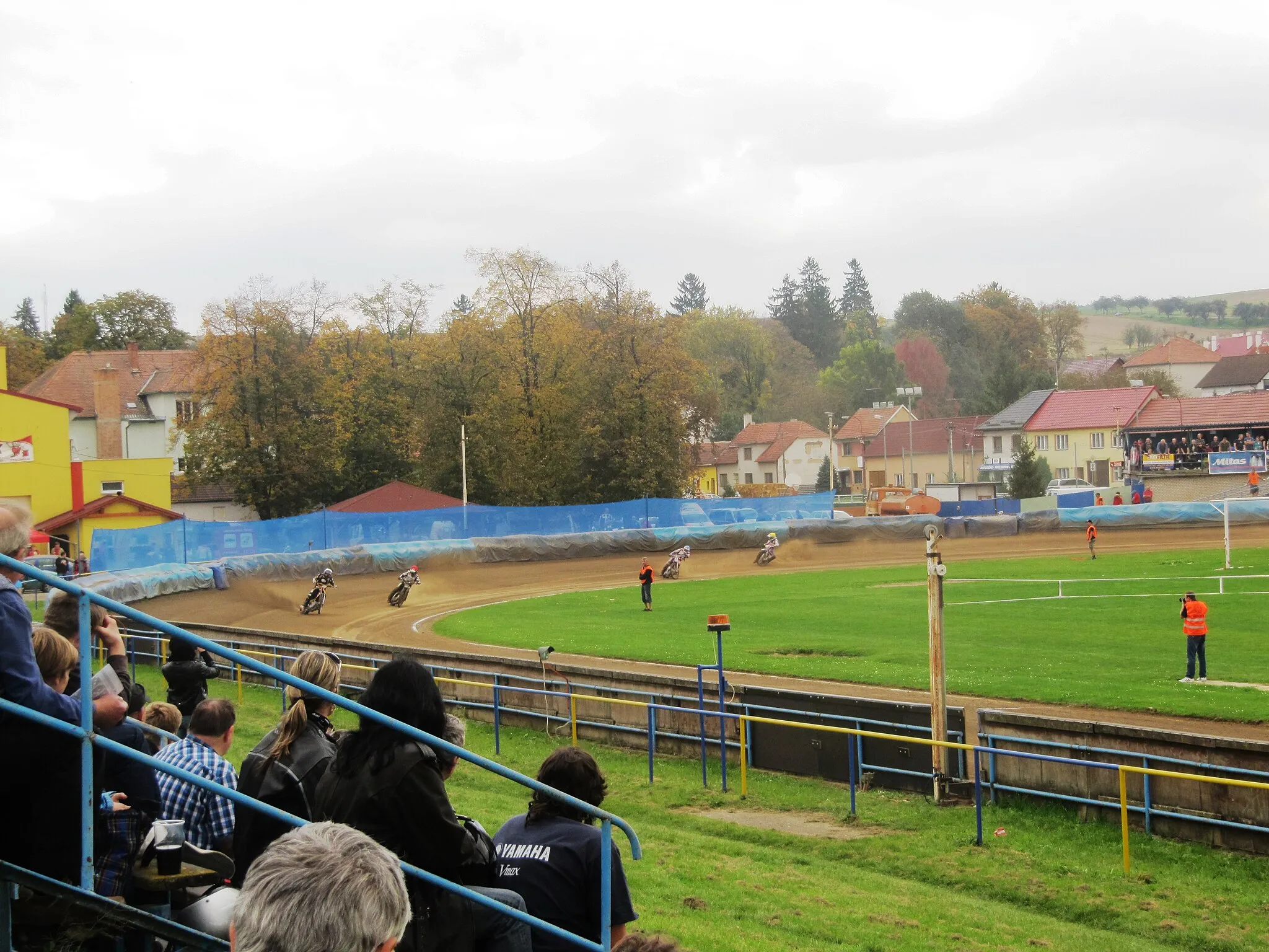Photo showing: Březolupy, Uherské Hradiště District, Czech Republic. Speedway.