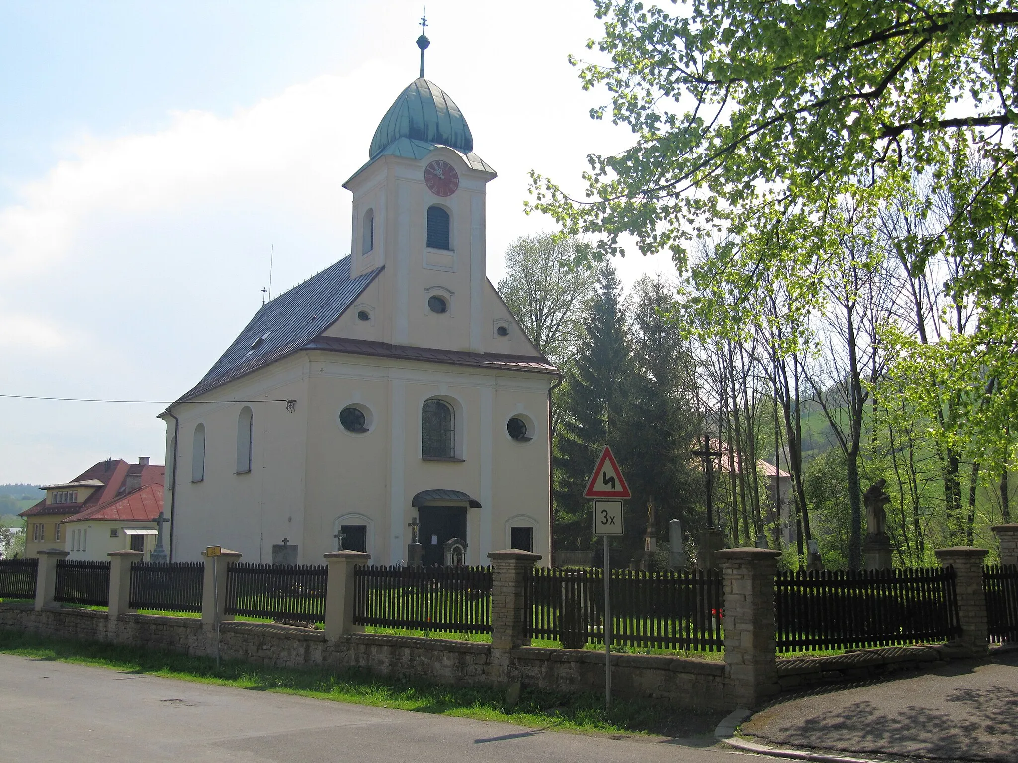 Photo showing: Liptál in Vsetín District, Czech Republic. Catholic church.