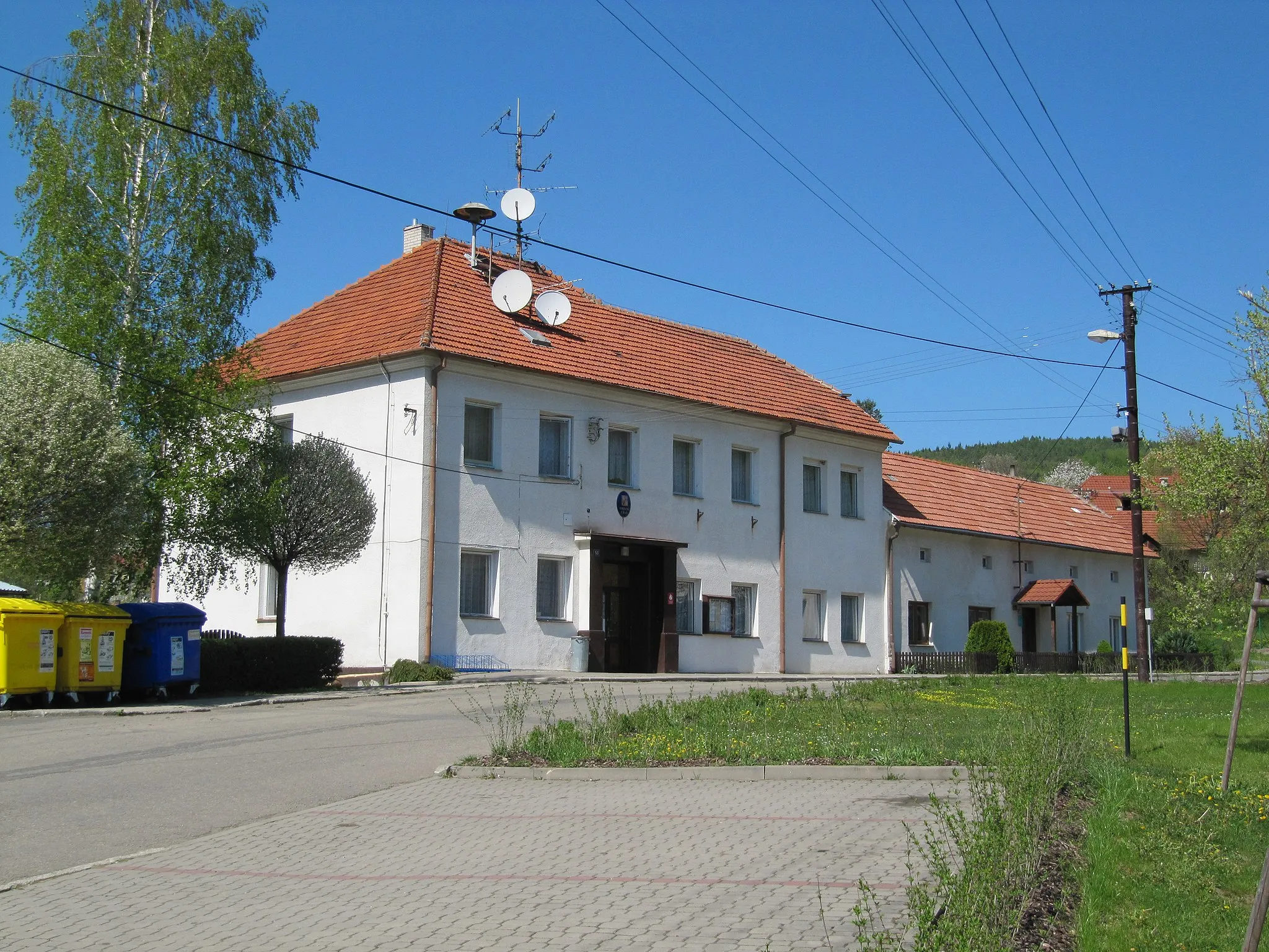 Photo showing: Hřivínův Újezd in Zlín District, Czech Republic. Municipal office.