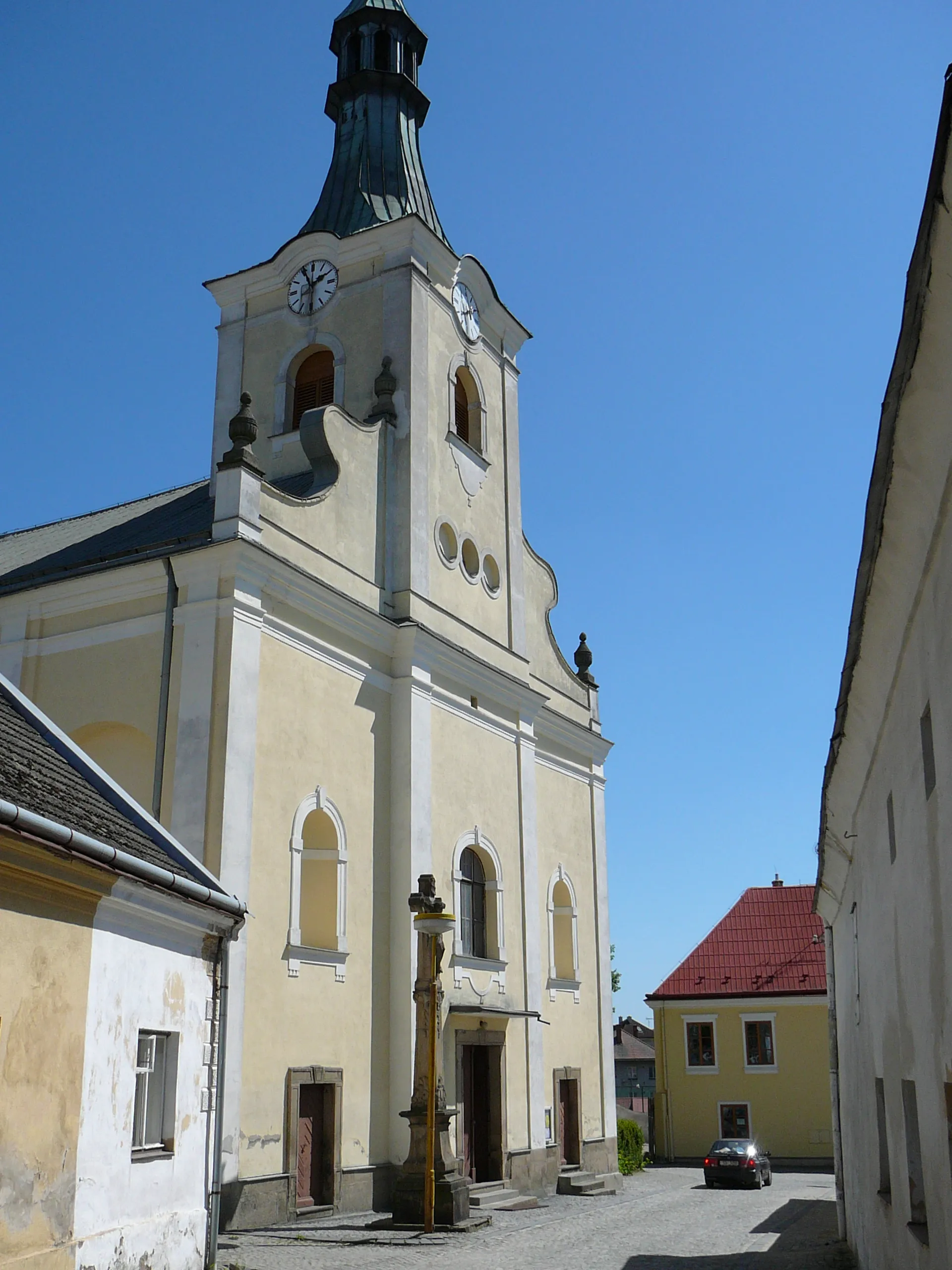 Photo showing: Church of St. Nicholas (Fryšták)