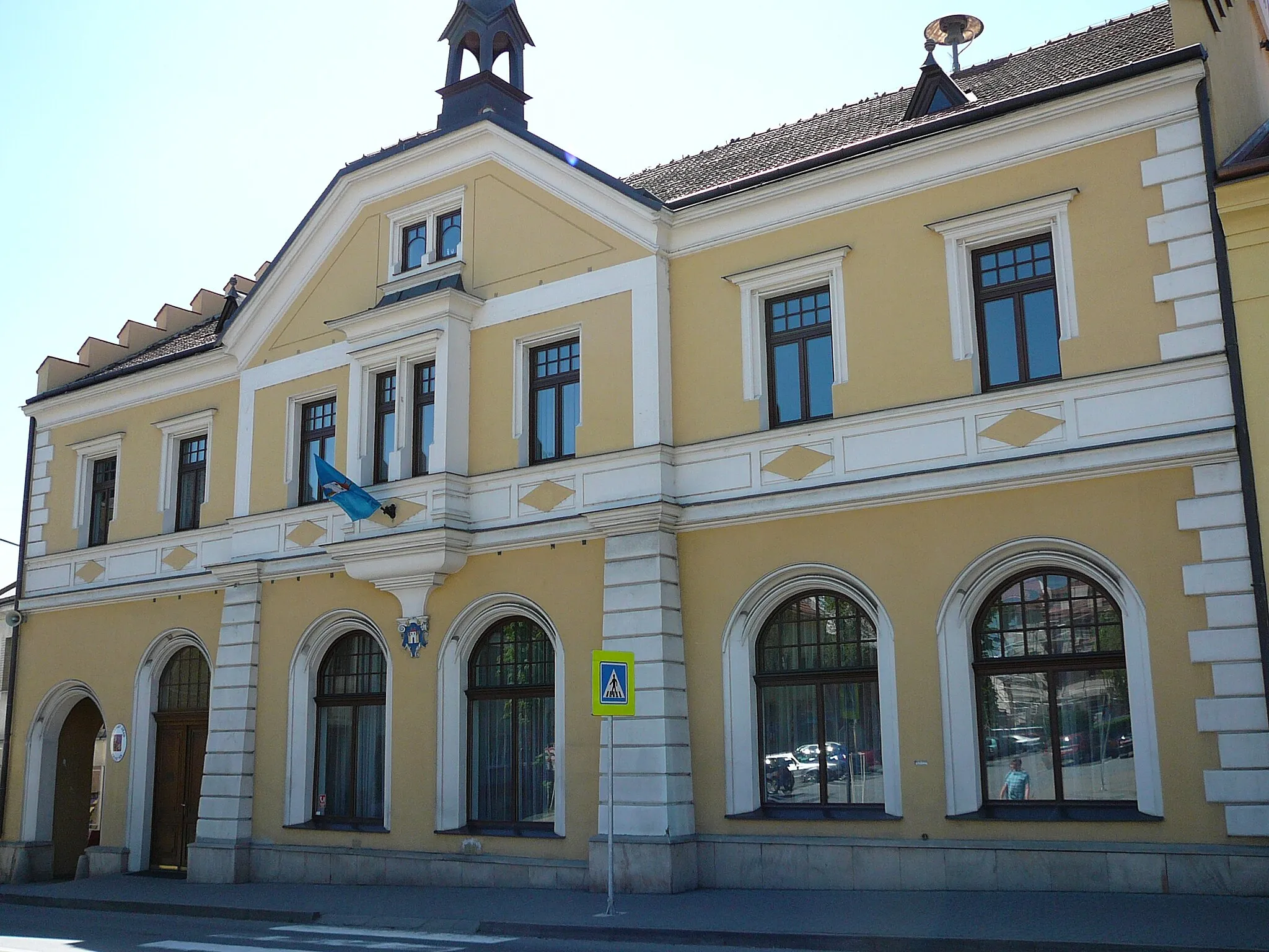 Photo showing: Town hall of Fryšták (CZE)