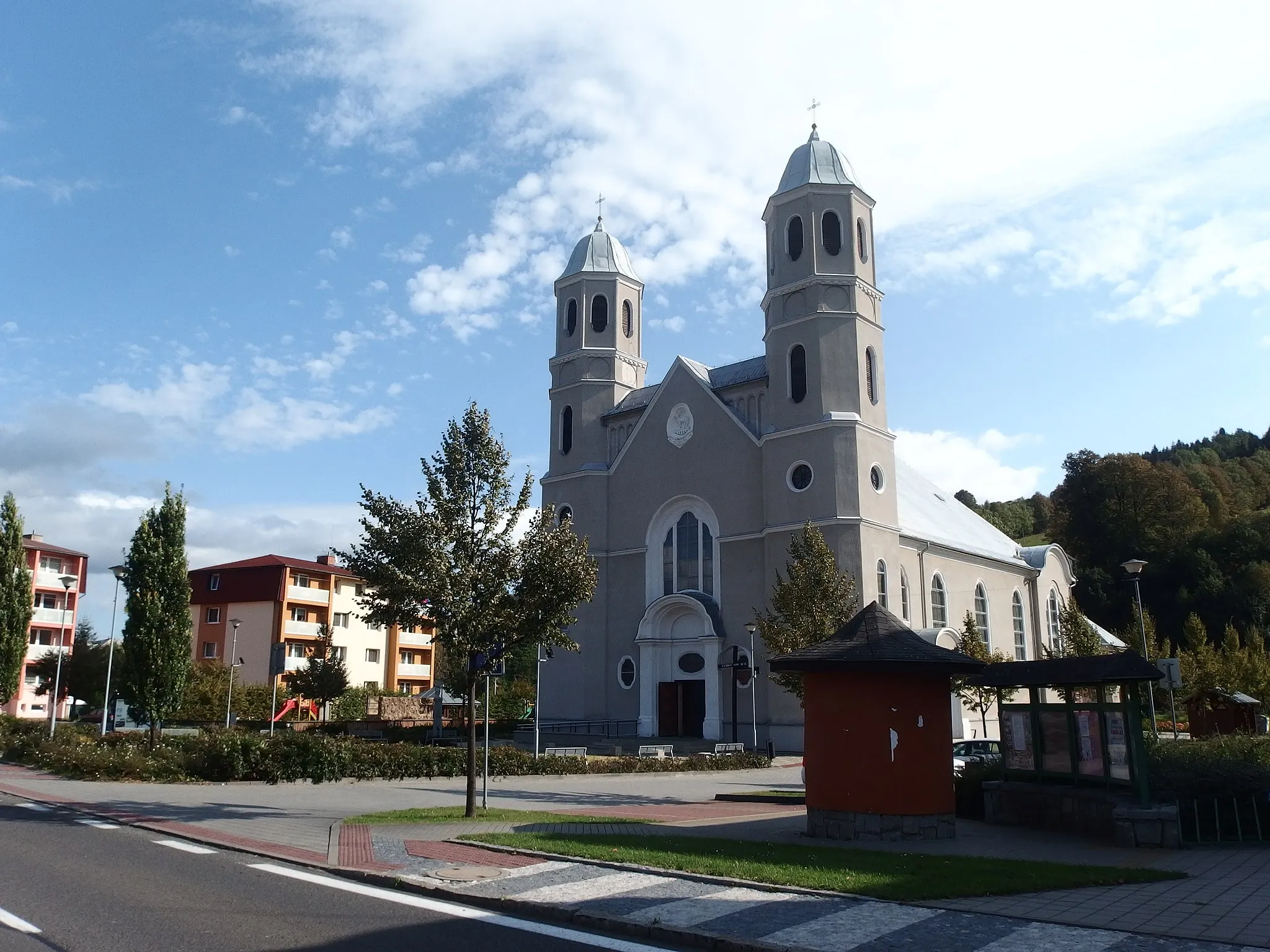Photo showing: Česká Ves, Jeseník District, Czechia. Church of Saint Joseph.