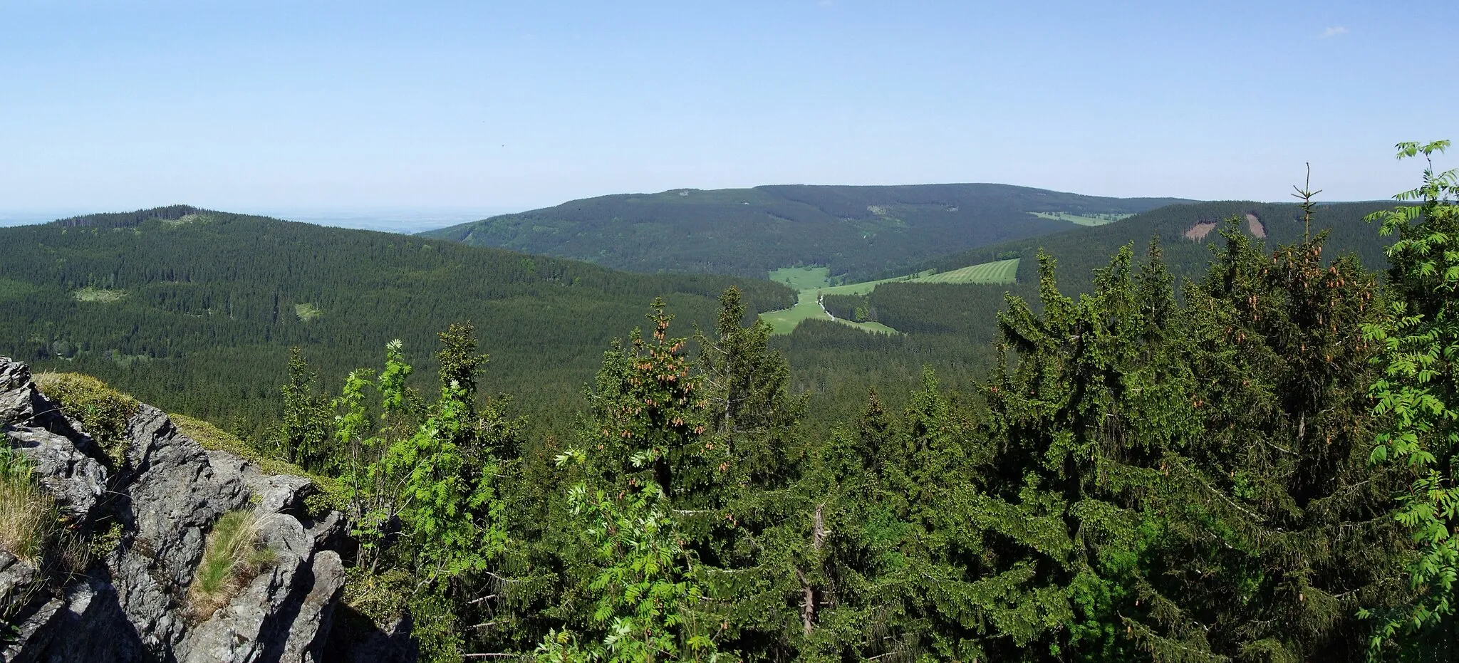 Photo showing: Jeseníky - pohled z Koberštejnu