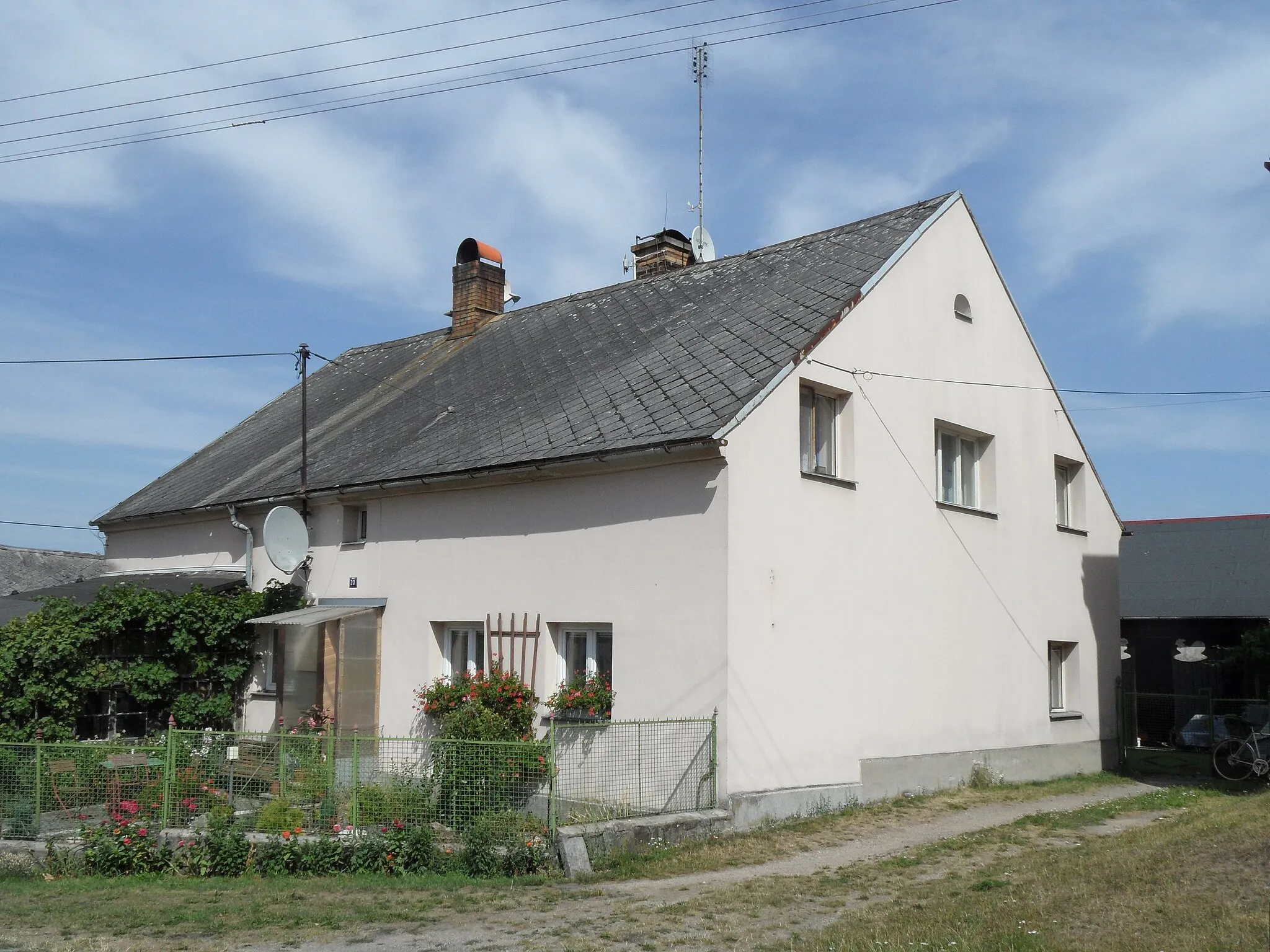 Photo showing: Horní Fořt C. White House. Jeseník District, the Czech Republic.