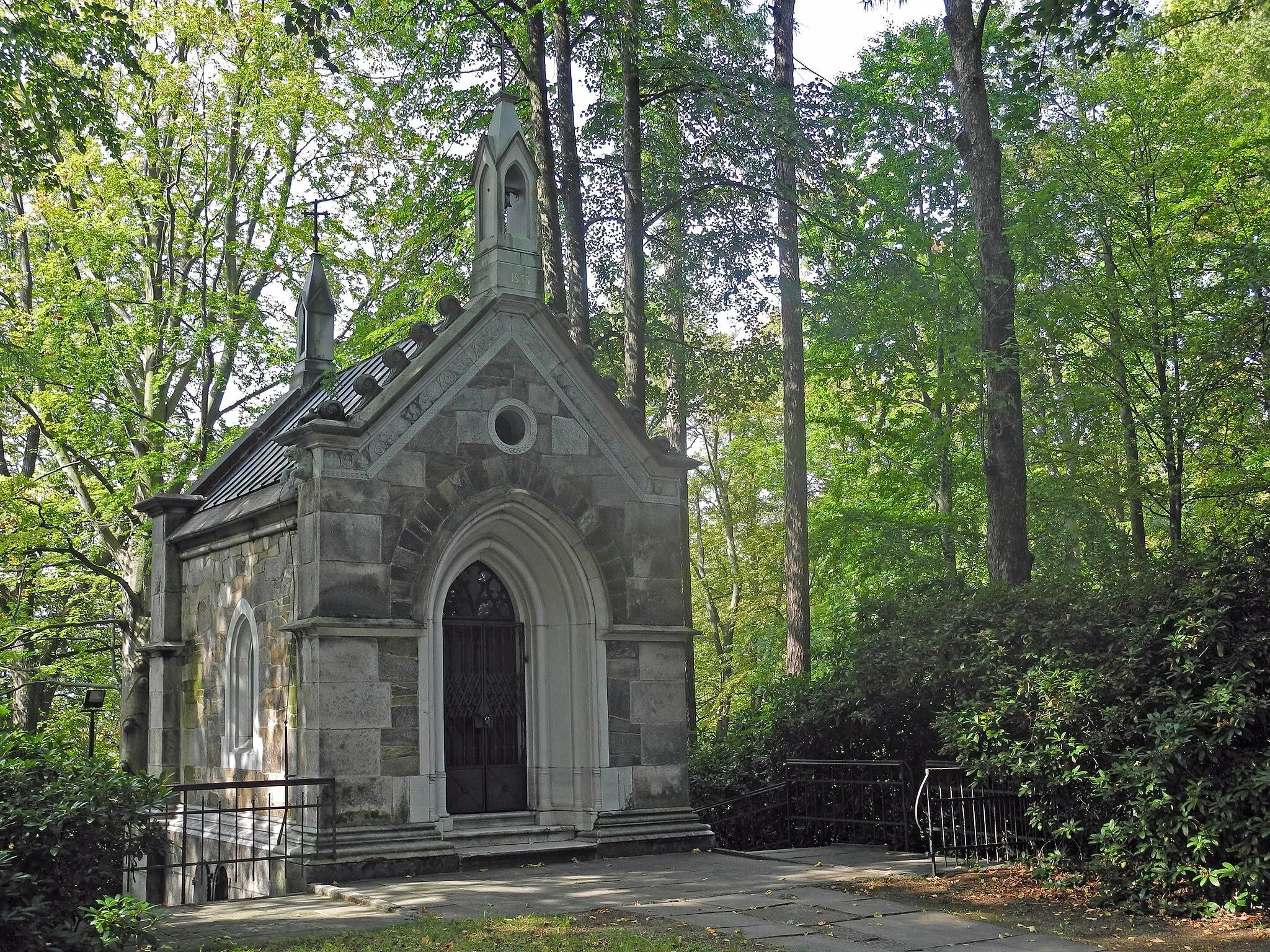 Photo showing: Grabkapelle des Vincenz Prießnitz in Bad Gräfenberg (Lázně Jeseník), jetzt OT von Freiwaldau (Jeseník), in Schlesien