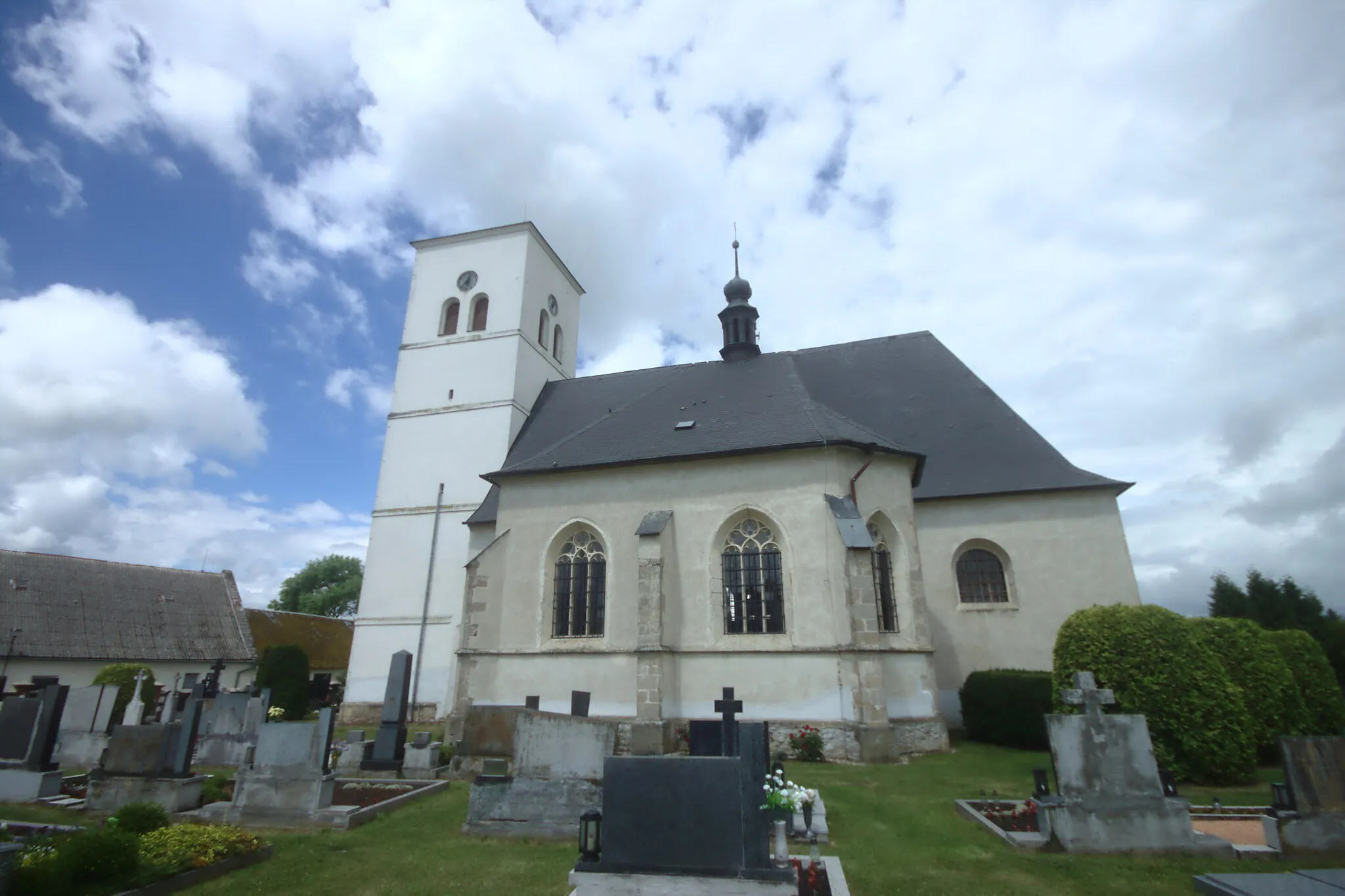 Photo showing: A church in Šumvald, Olomouc Region, CZ