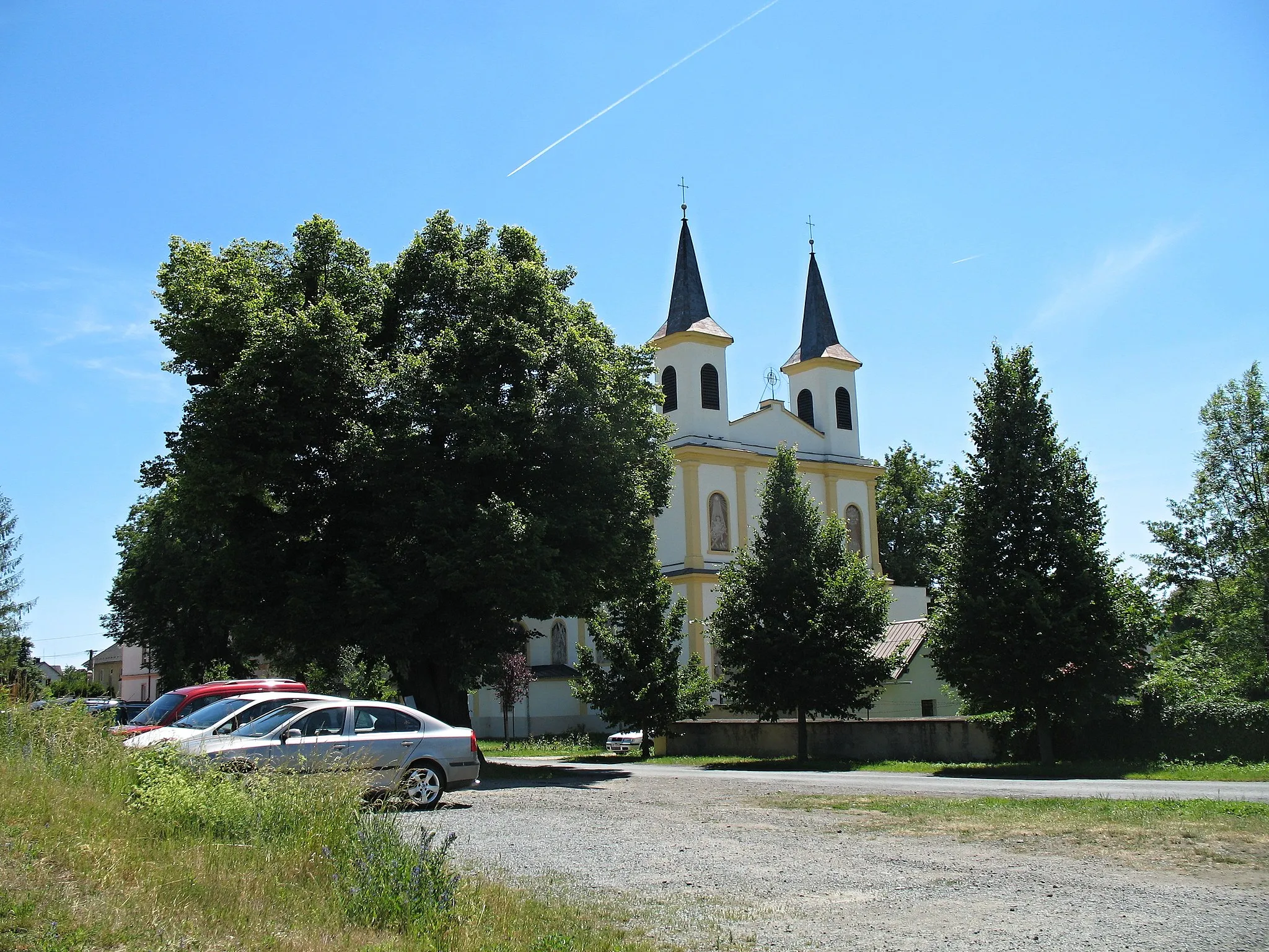 Photo showing: Kostel svatého Alfonse v Července, okres Olomouc
