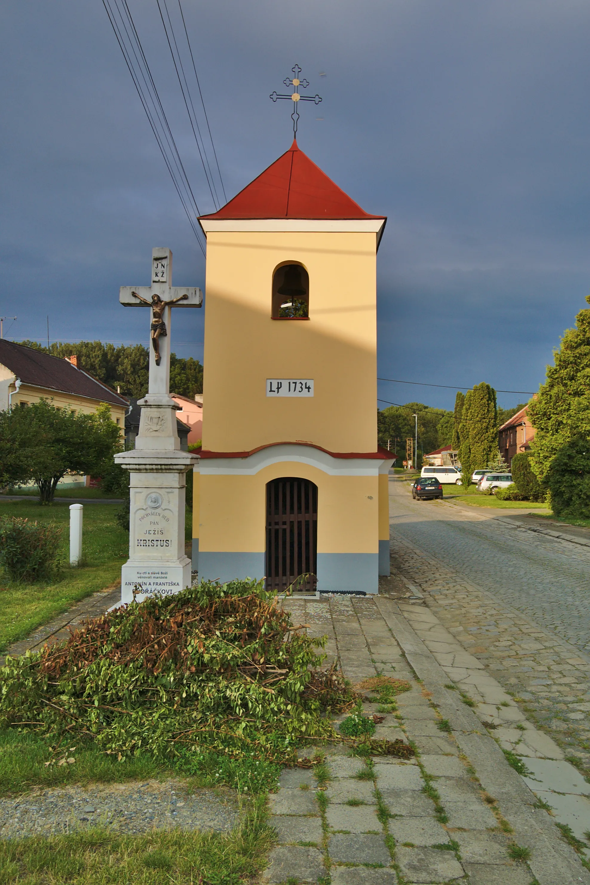 Photo showing: Kaple svatého Jana Nepomuckého, Nenakonice, Věrovany, okres Olomouc