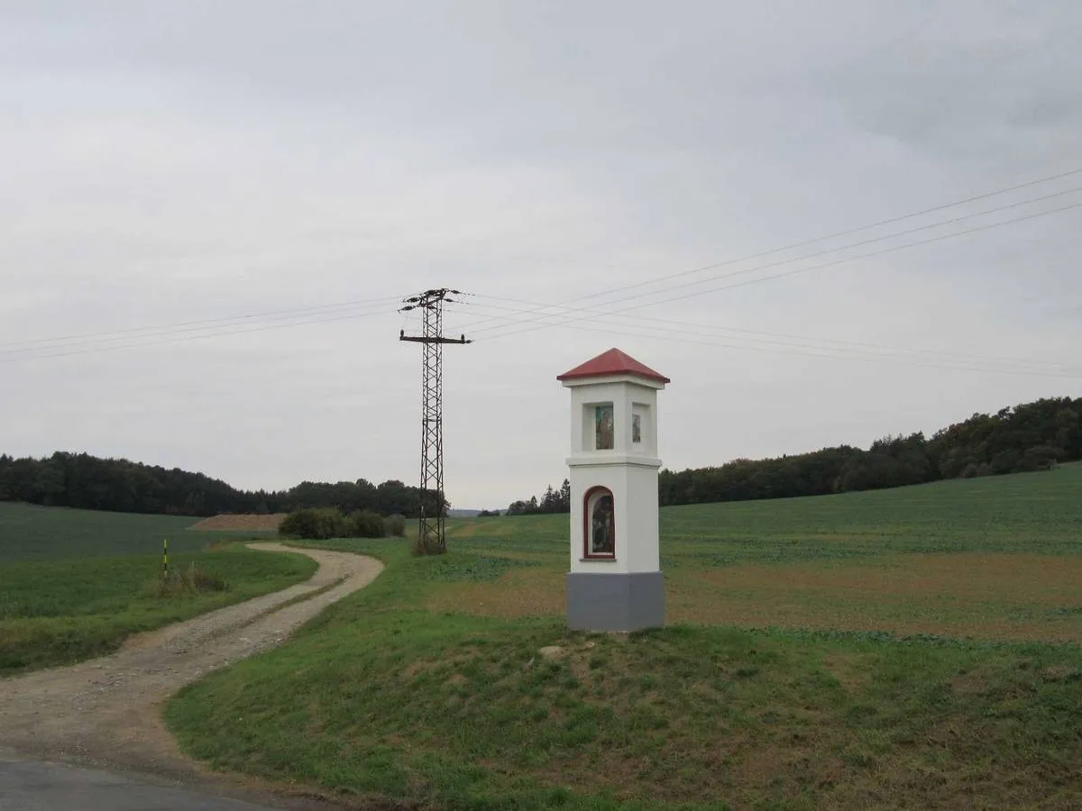 Photo showing: Column shrine in Troubelice in Olomouc District – entry no. 12359.