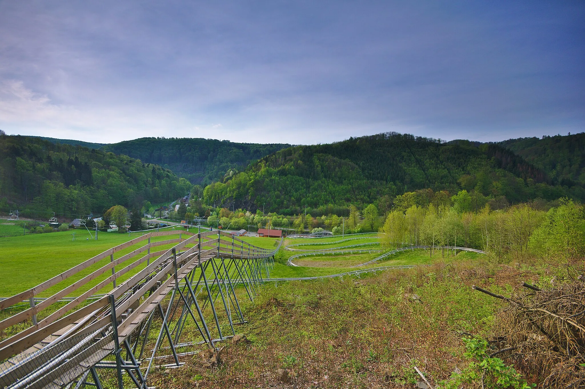 Photo showing: Bobová dráha, Hrubá Voda, Hlubočky, okres Olomouc