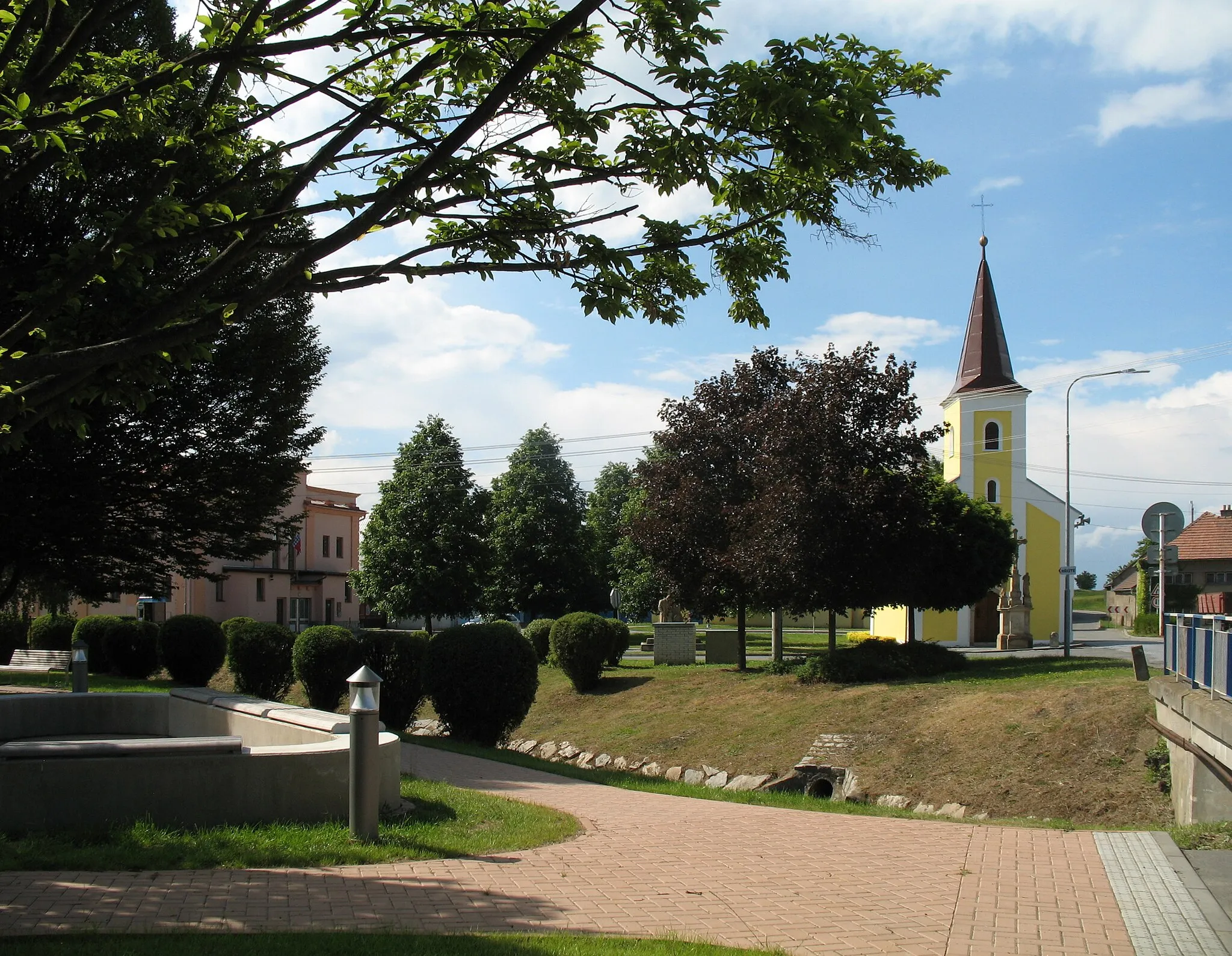 Photo showing: Obec Haňovice v okrese Olomouc