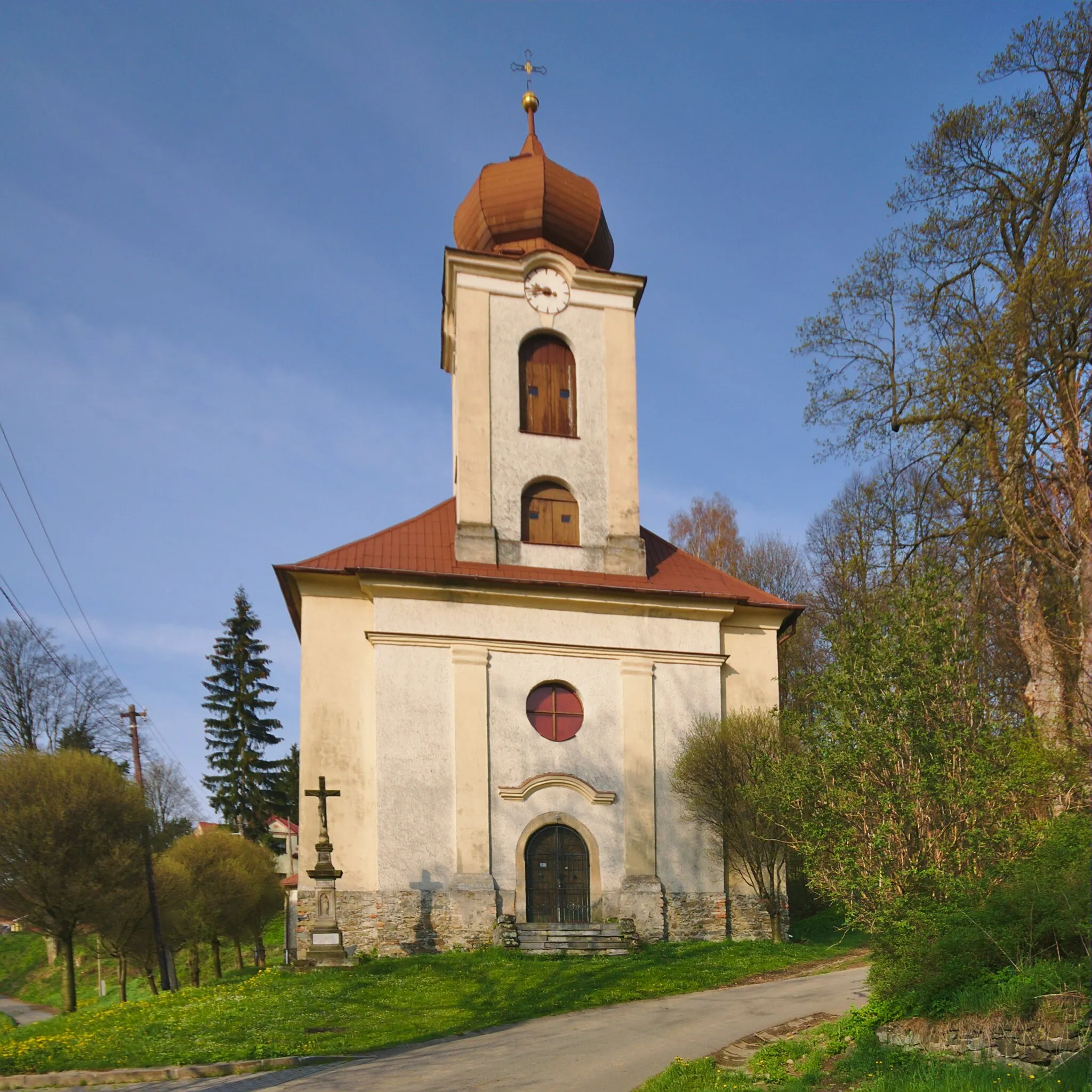 Photo showing: Kostel svaté Anny, Domašov nad Bystřicí, okres Olomouc