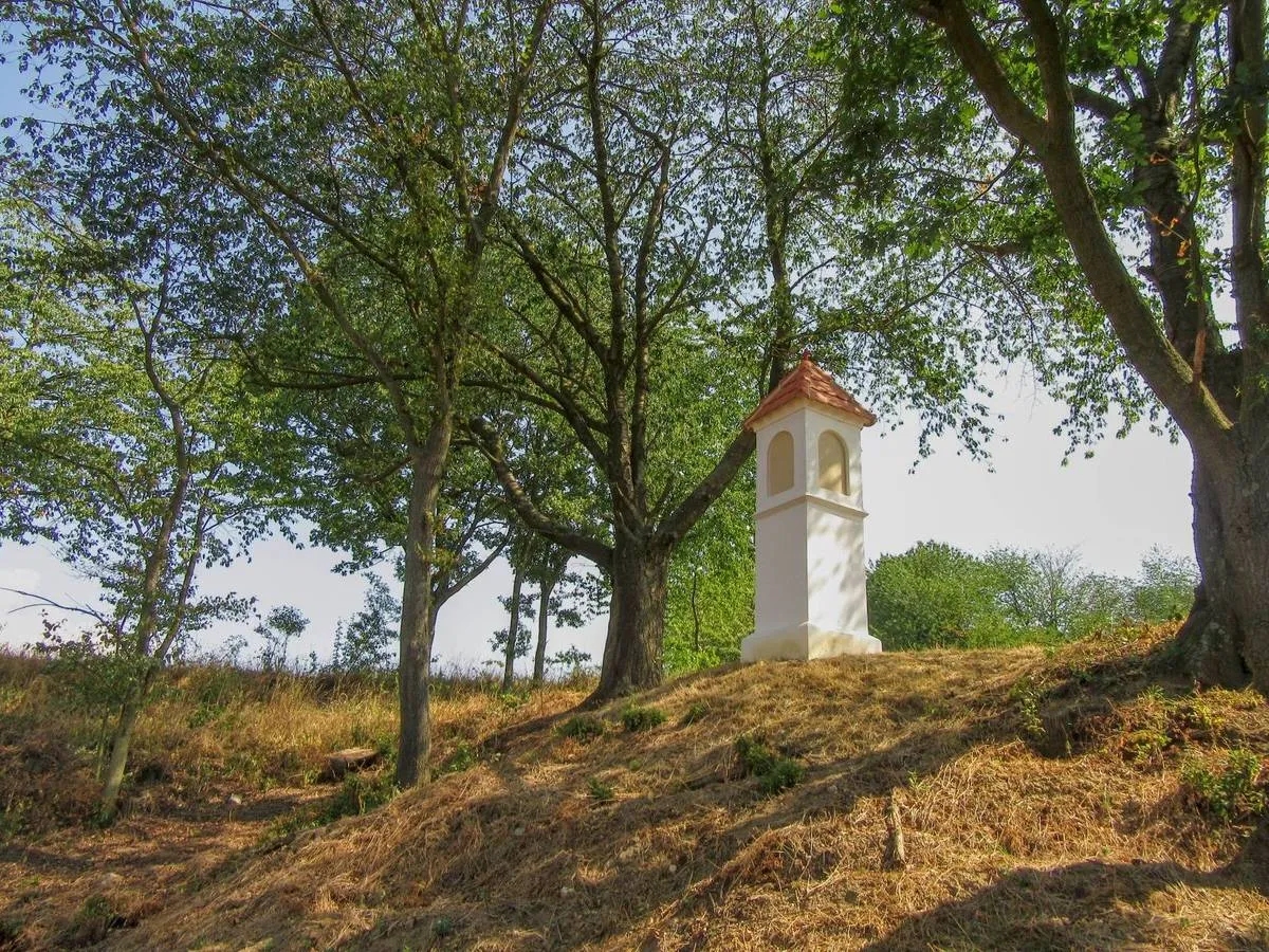 Photo showing: Column shrine in Dlouhá Loučka in Olomouc District – entry no. 22920.