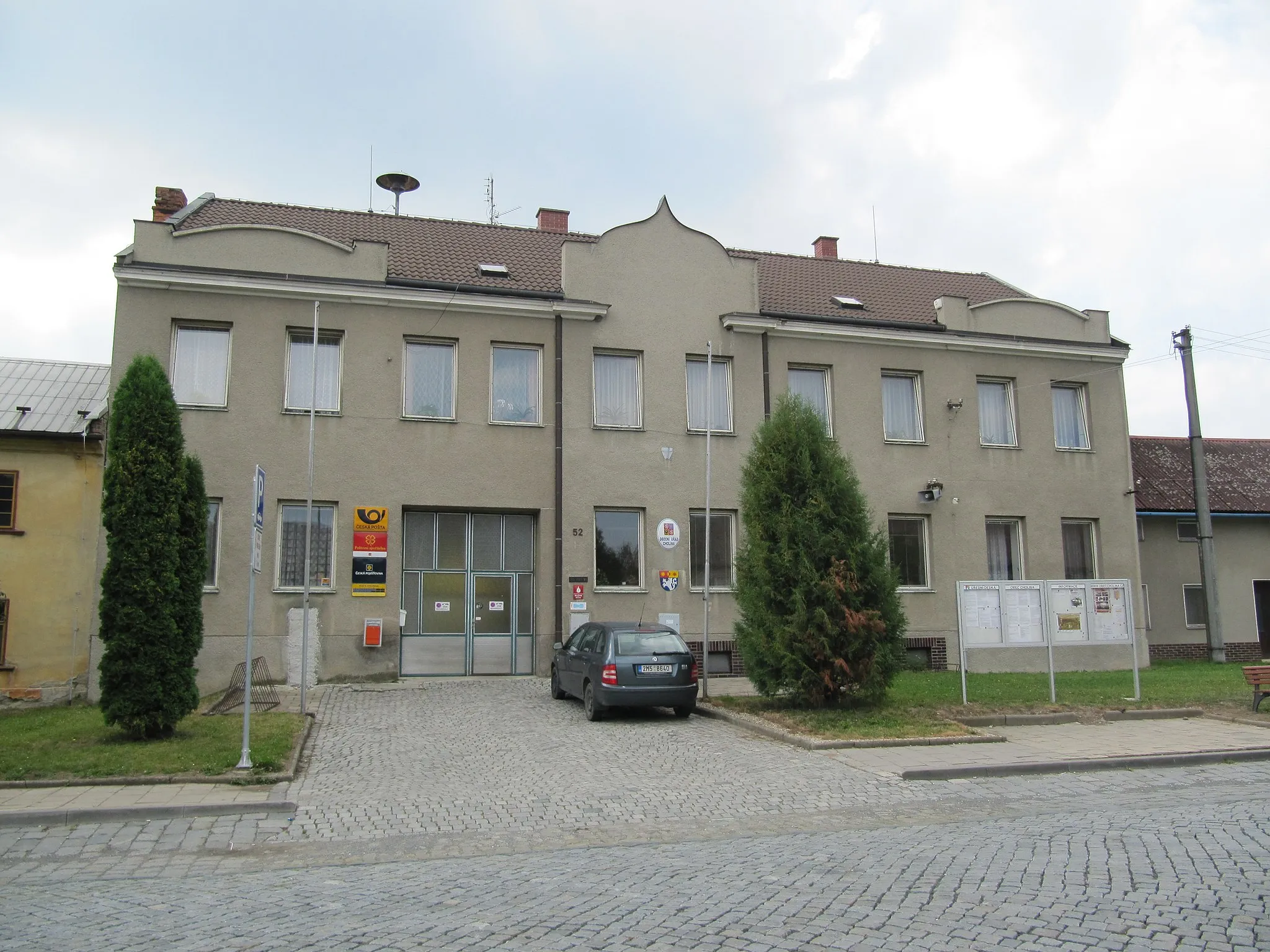 Photo showing: Cholina in Olomouc District, Czech Republic. Municipal office.