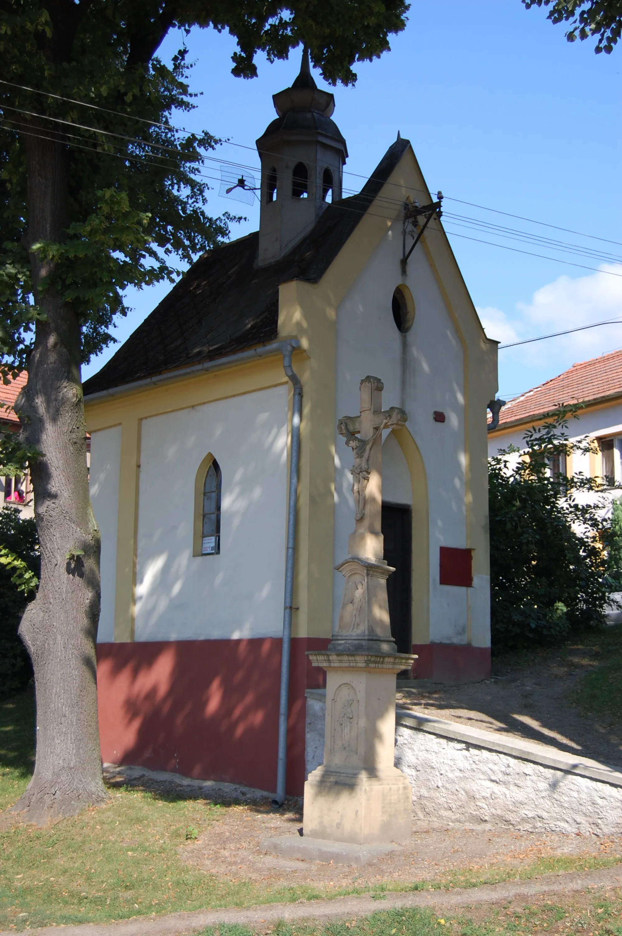 Photo showing: Kaple ve Studenci - pohled zepředu, Čelechovice na Hané, okres Prostějov