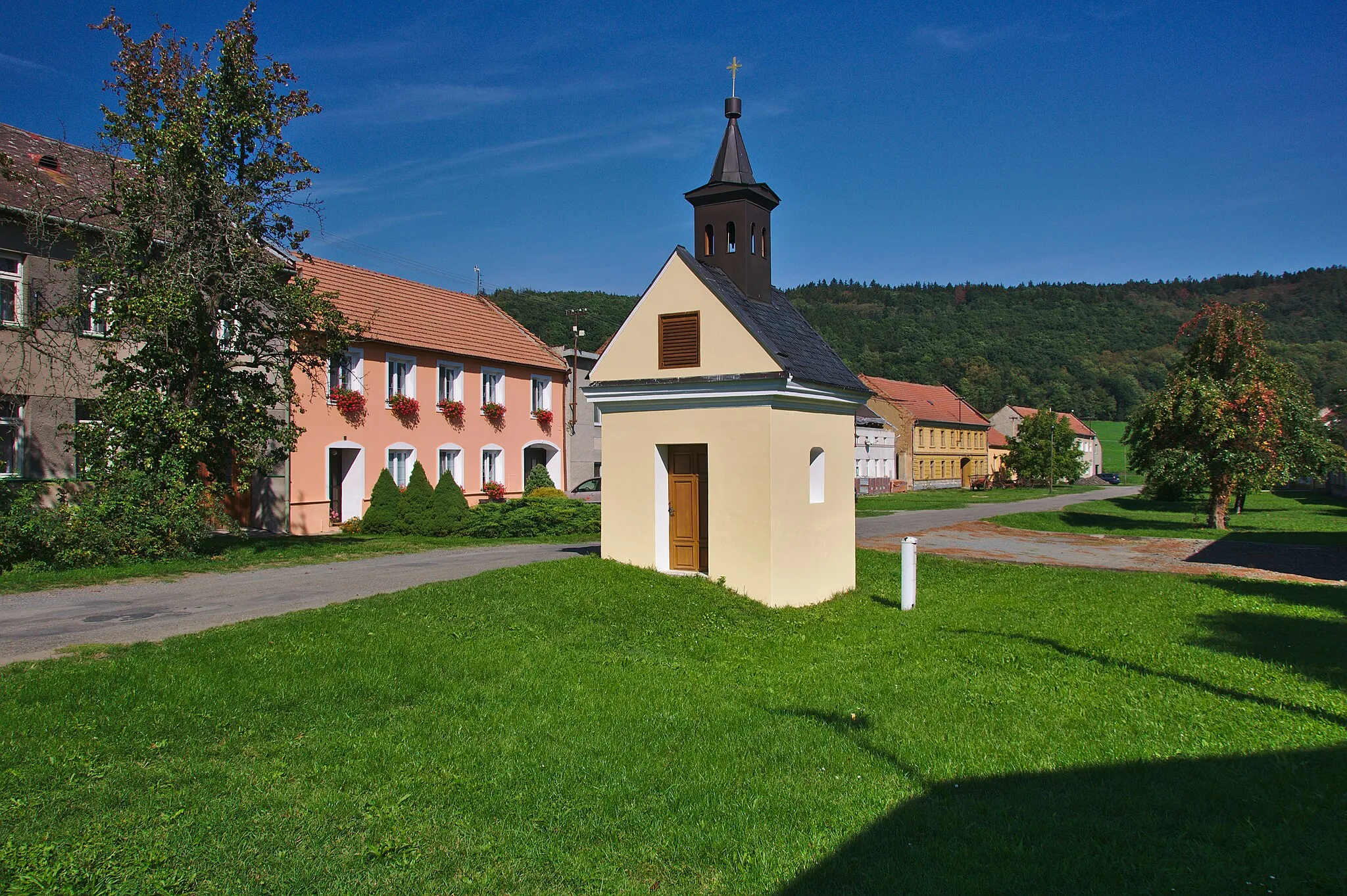 Photo showing: Kaple svatého Martina, Služín, Stařechovice, okres Prostějov