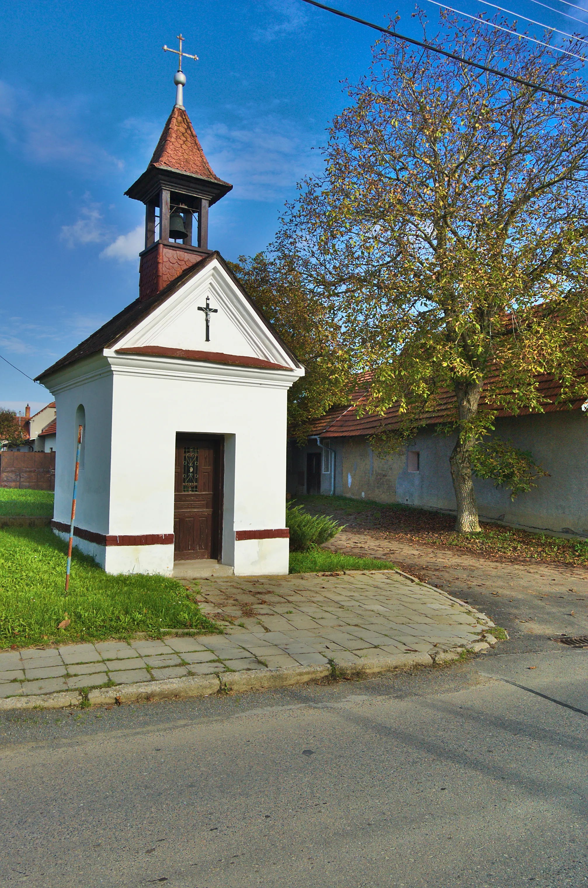 Photo showing: Kaple v severozápadní části obce, Štarnov, Přemyslovice, okres Prostějov
