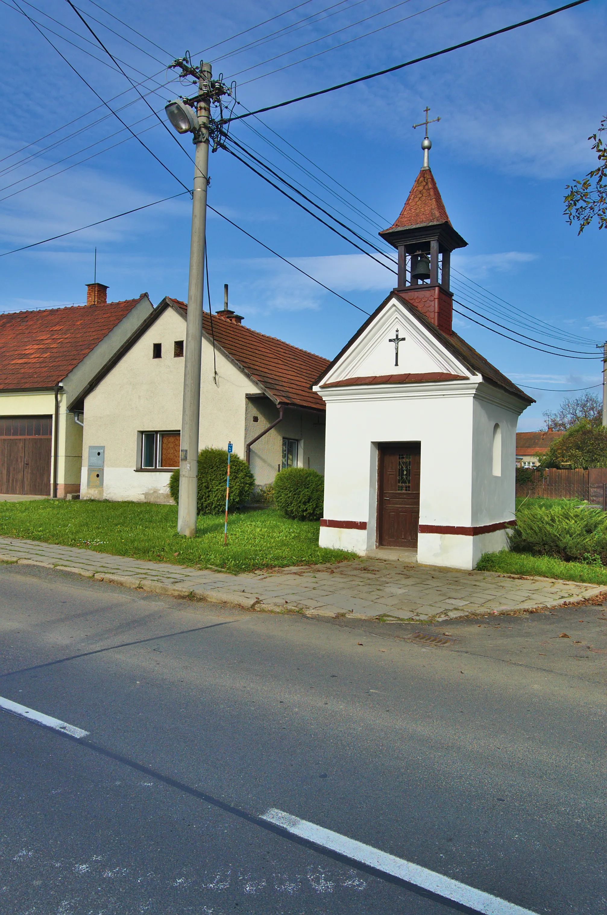 Photo showing: Kaple v severozápadní části obce, Štarnov, Přemyslovice, okres Prostějov