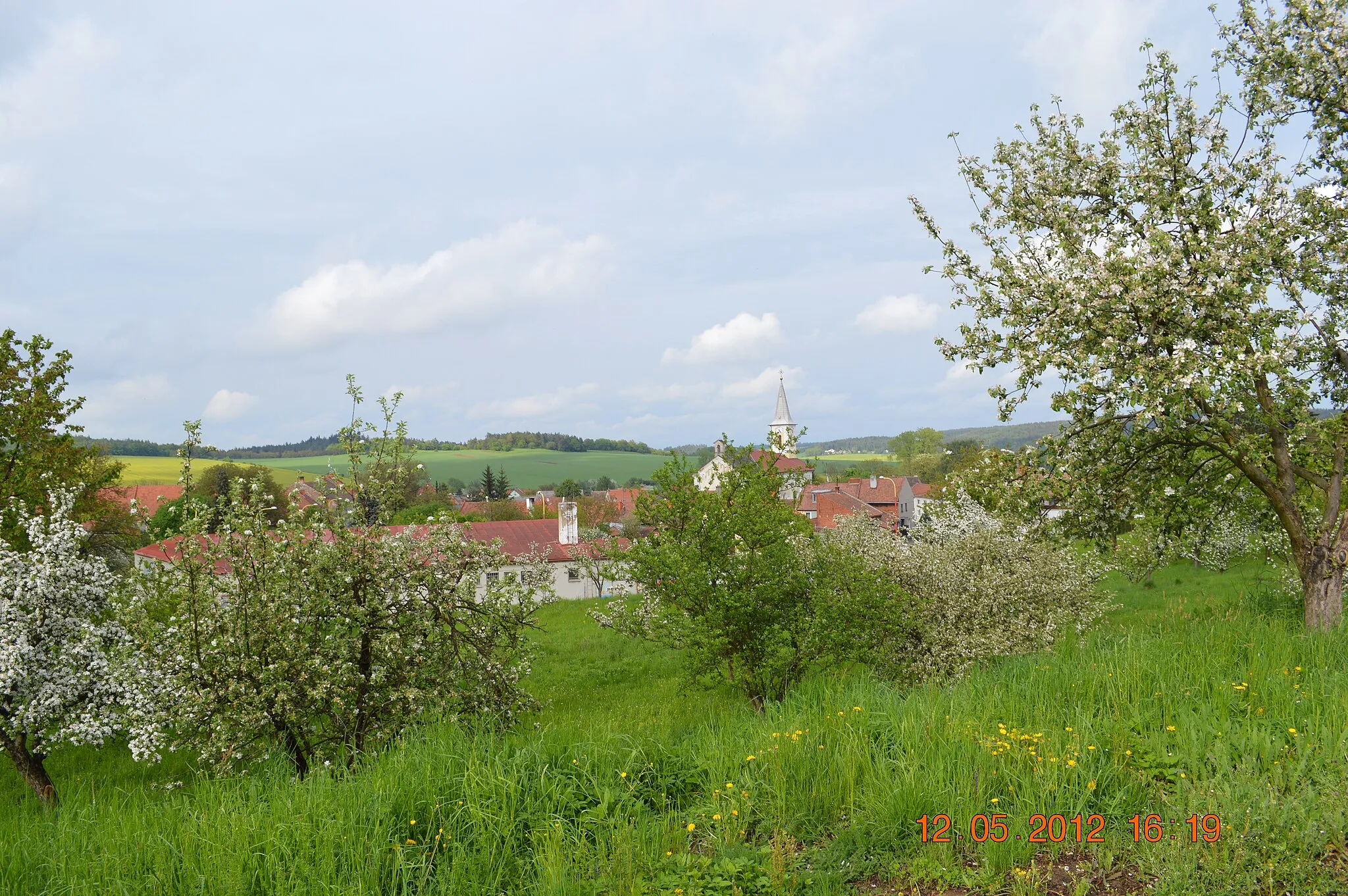 Photo showing: View of Krumsín in Prostějov discrict(CZ).