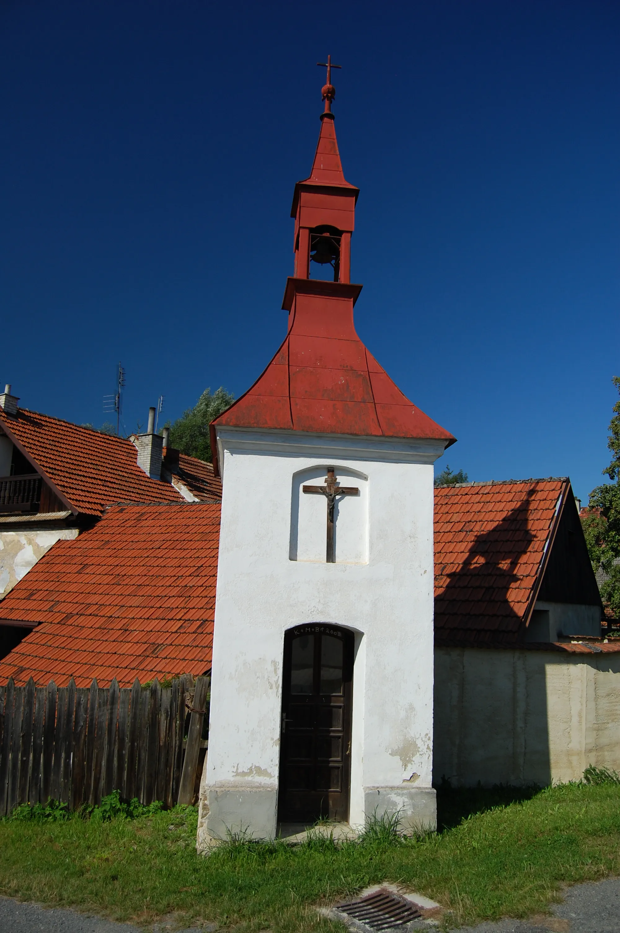 Photo showing: Zvonice na návsi, Křemenec, okres Prostějov