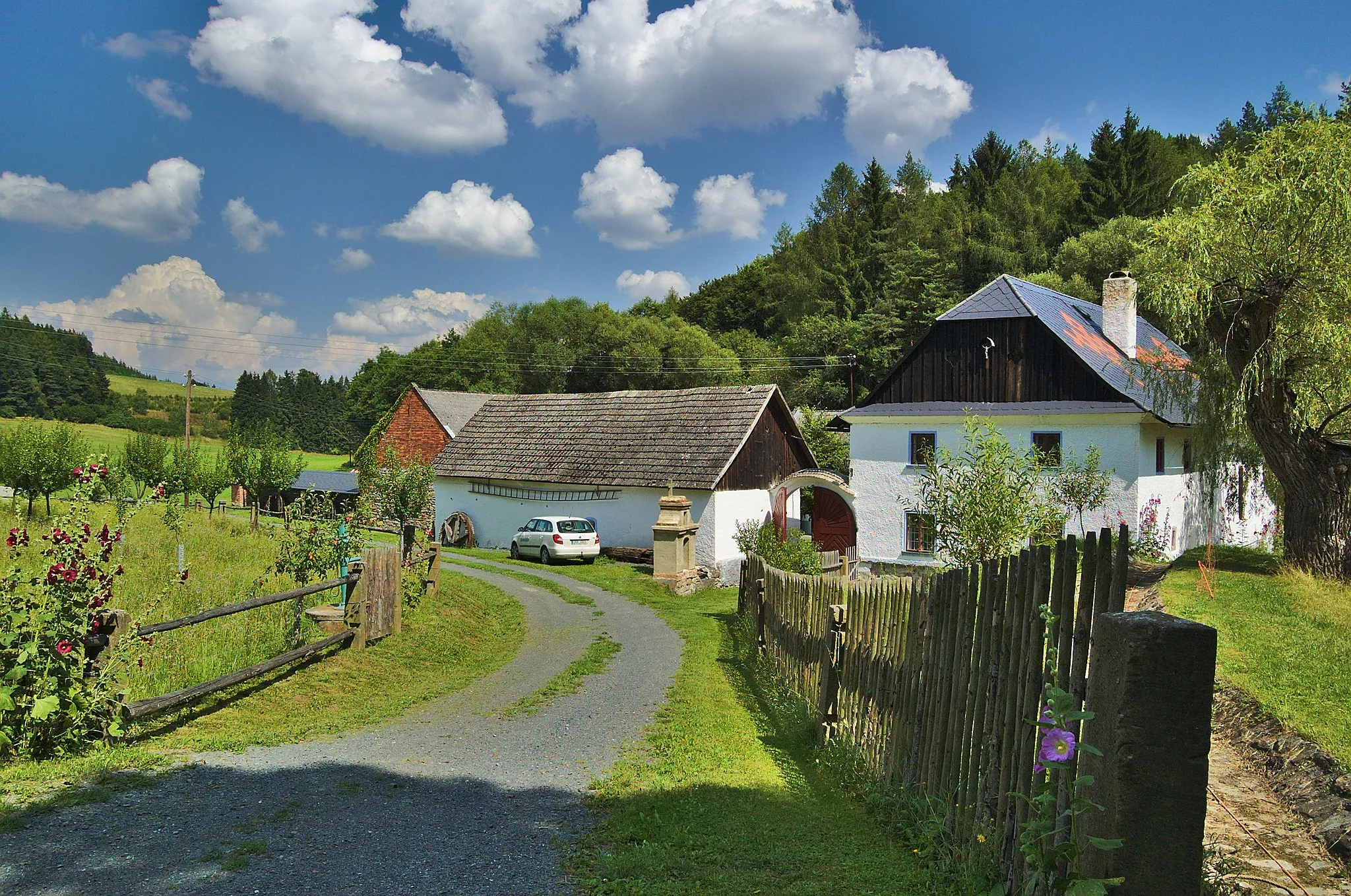 Photo showing: Mlýn, Hvozd, okres Prostějov